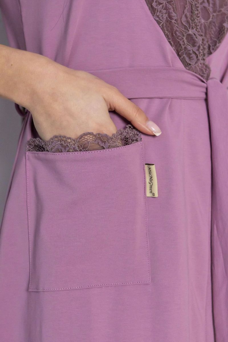 Комплект для дома с кружевом Кф1111н violet