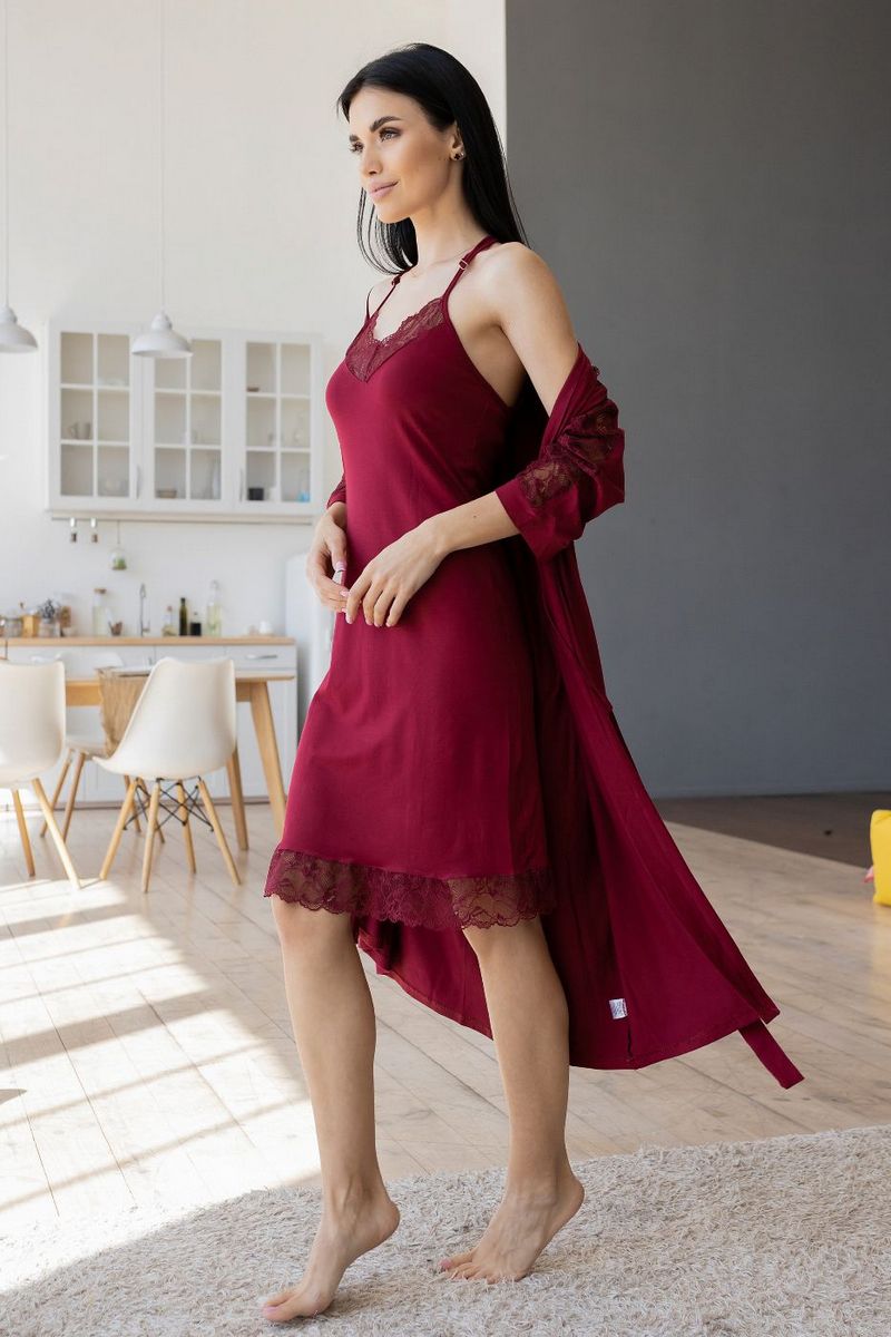 Комплект для дома из вискозы Км1200н marsala