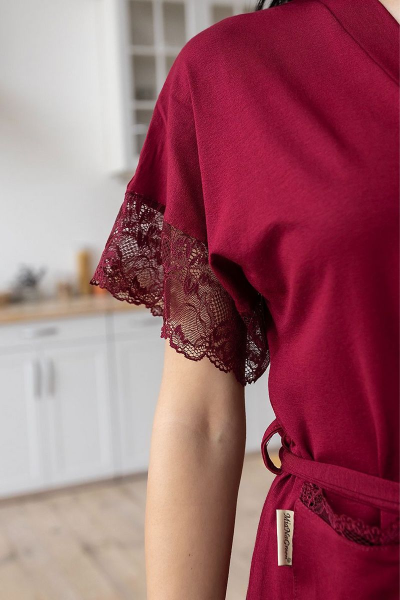 Комплект для дома из вискозы Км1210н dark red