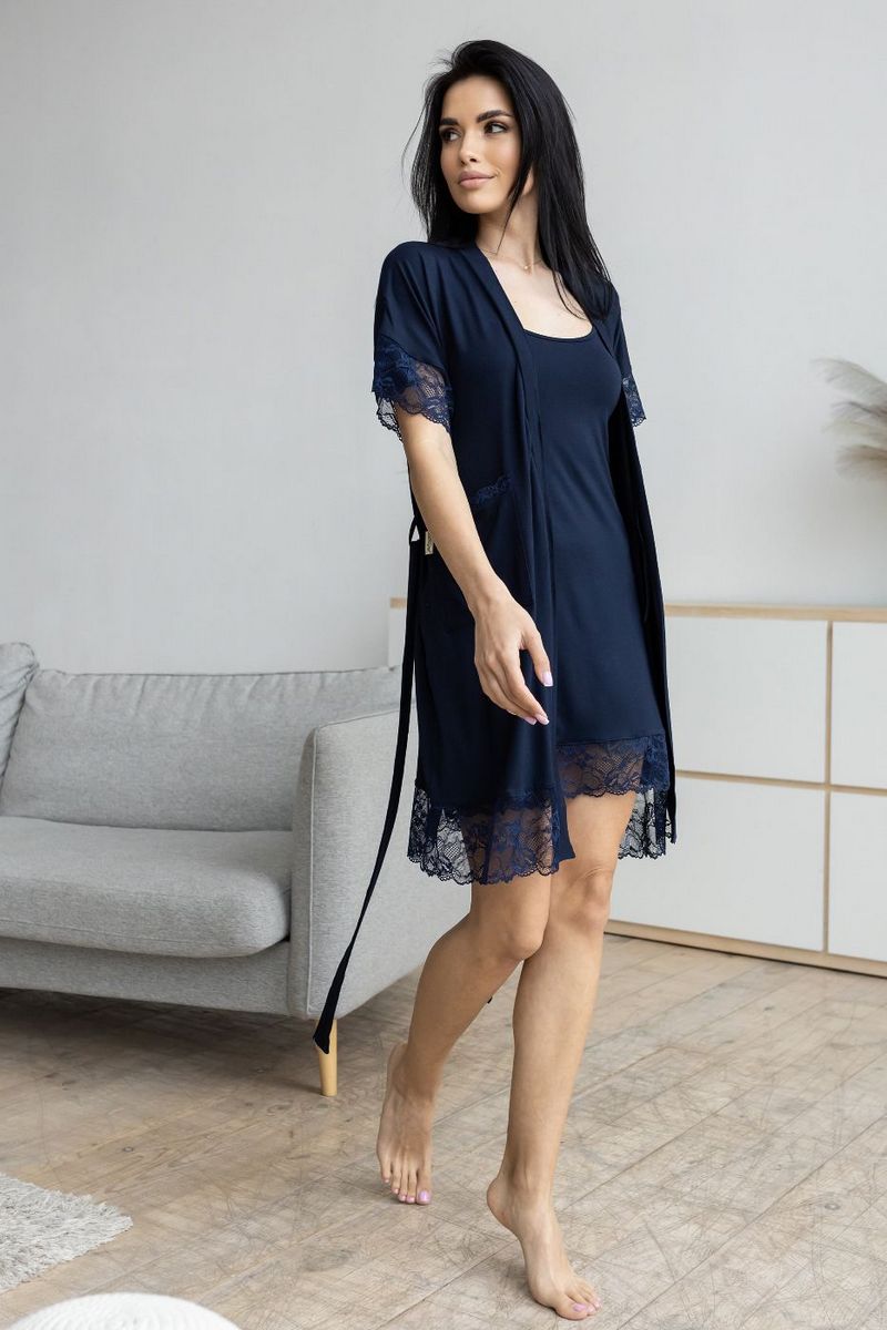 Комплект для дома из вискозы Кс1210н blue