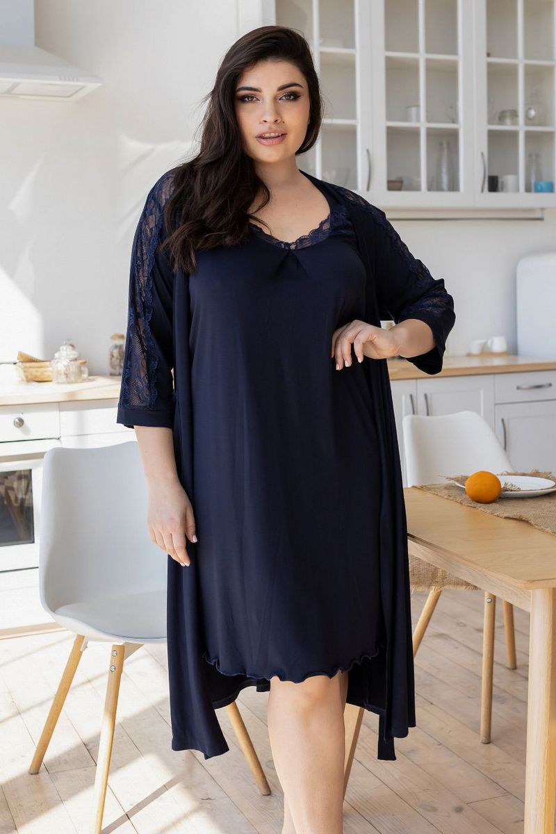 Комплект для дома из вискозы Кс1220н blue