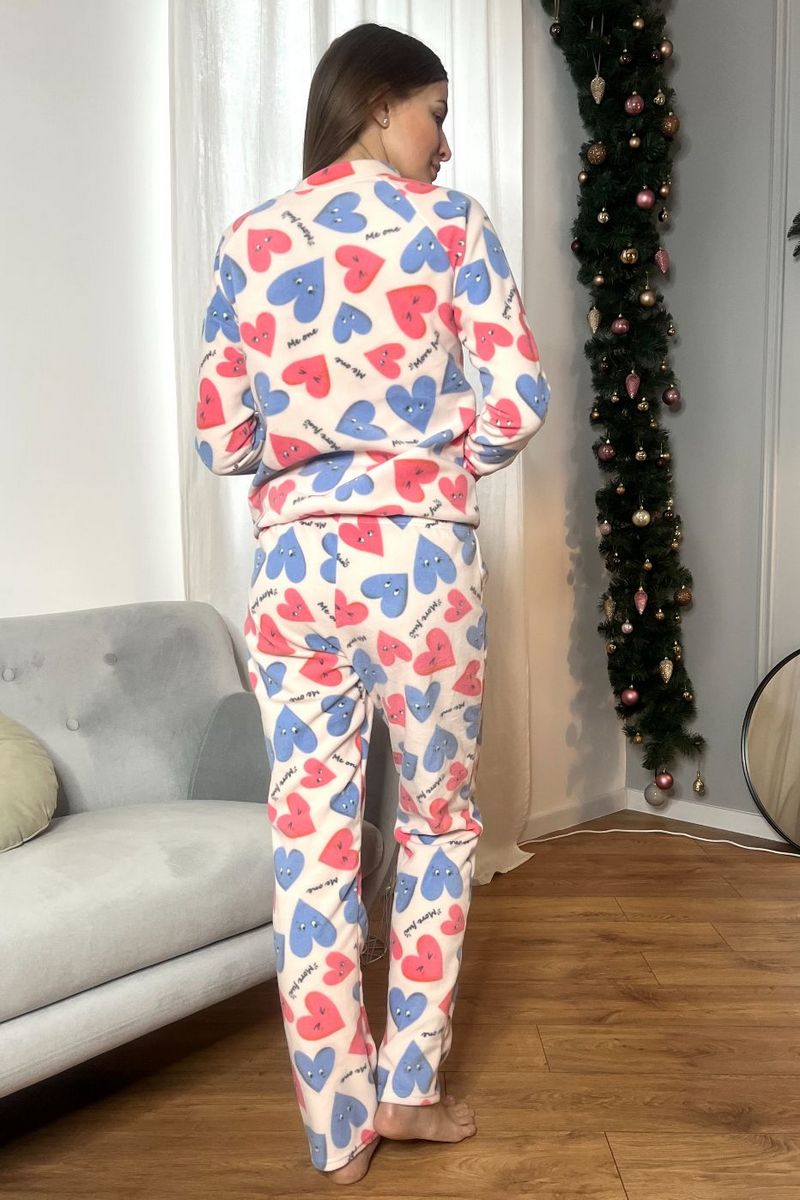 Флисовый домашний комплект П1701 milk