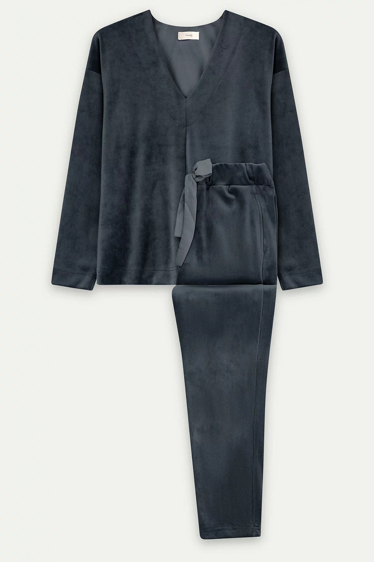 Велюровий комплект Naemi Sensation of tactile touc grey/blue