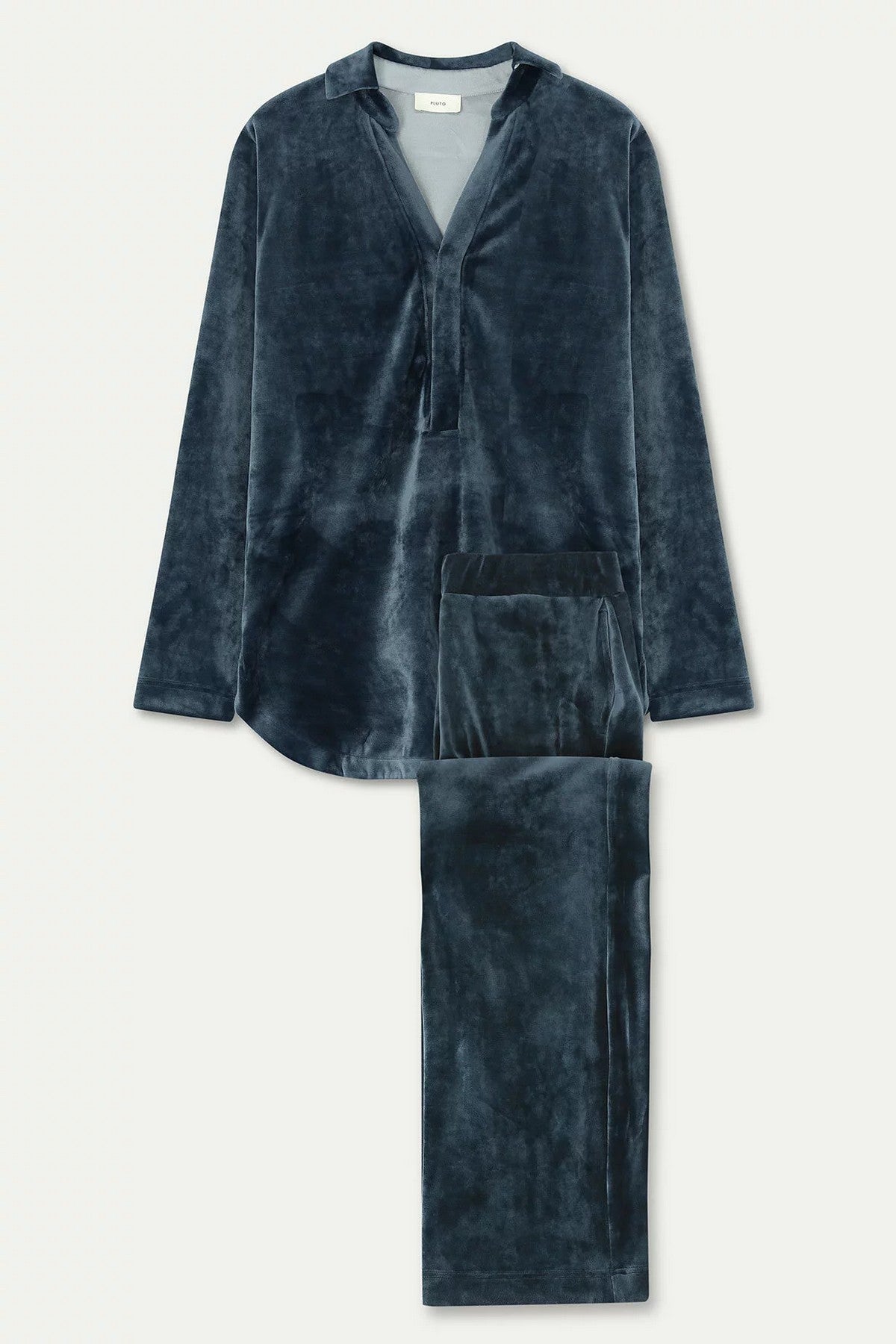 Велюровый комплект для дома Neeva Sensation of tactile touch blue/gray