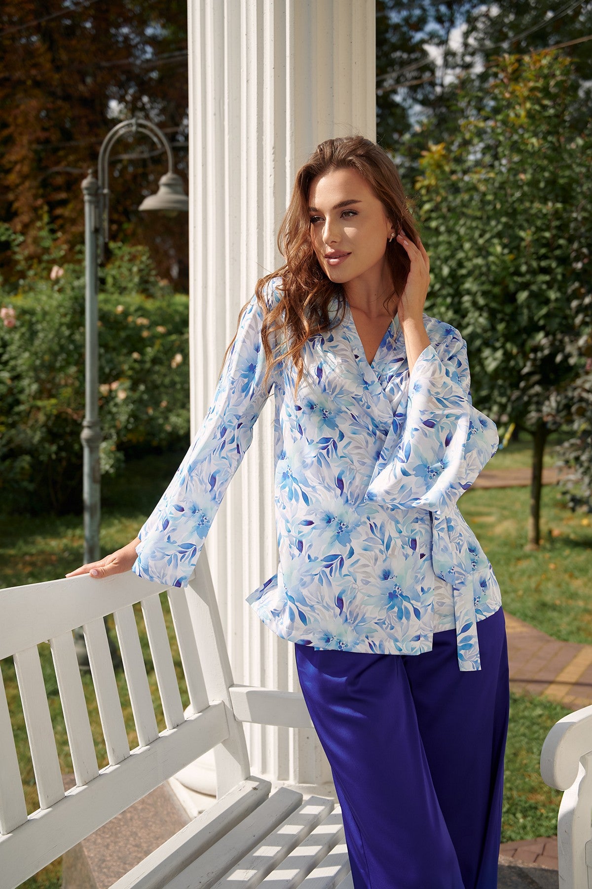 Комплект для дома с прнитом 2706 white/navy