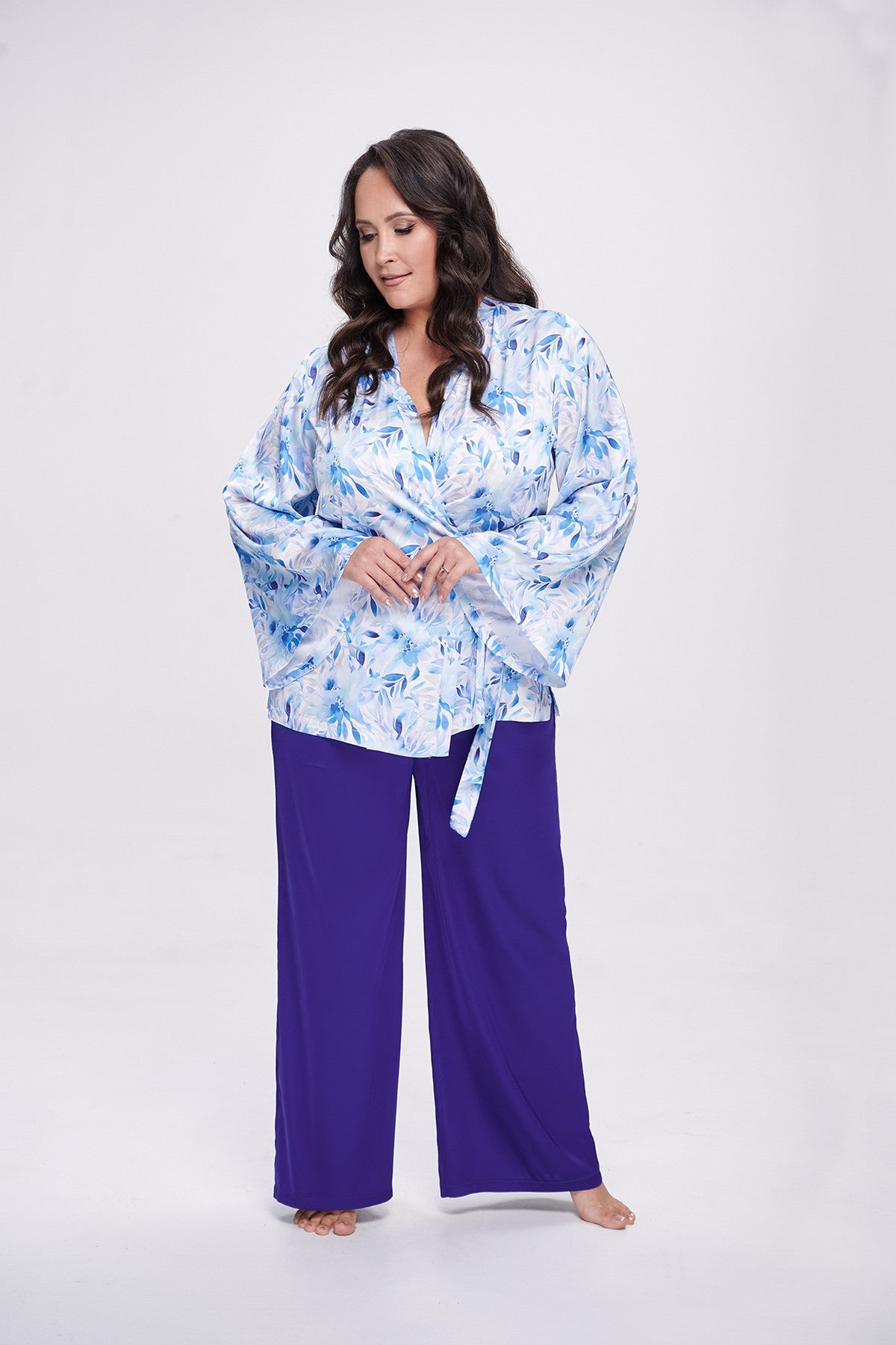 Комплект для дома с принтом 2706 white/navy