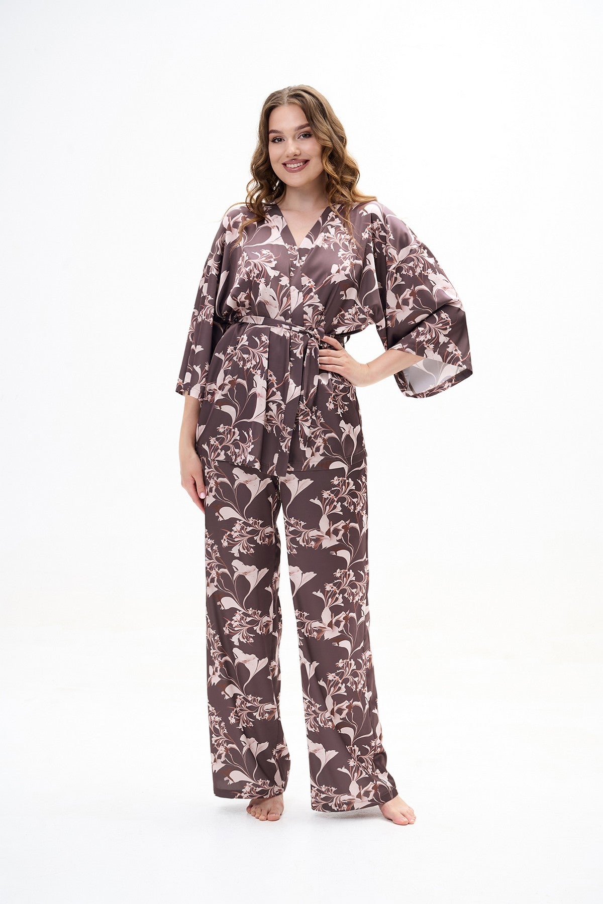 Атласний комплект 2905 light brown Shato
