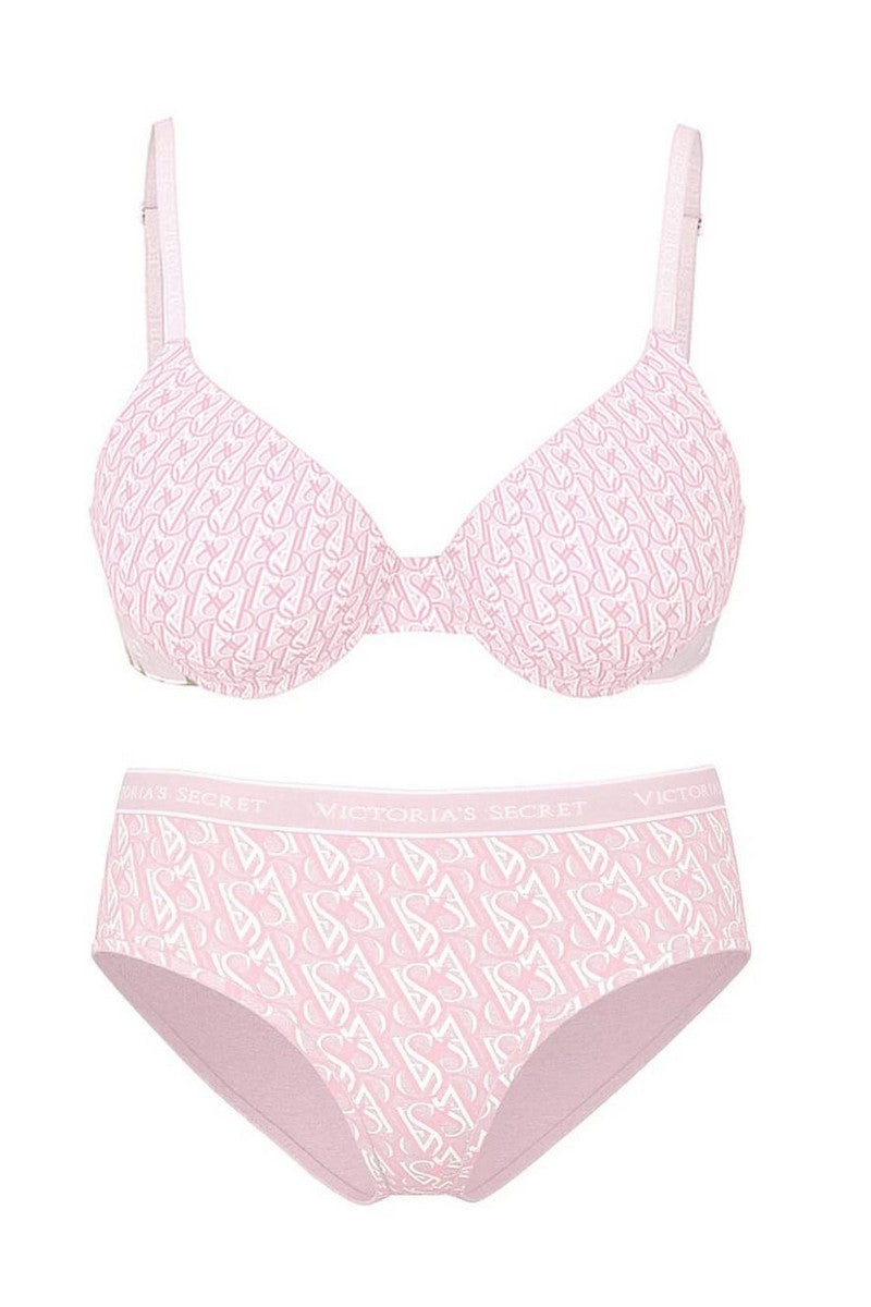 Комплект білизни пуш-ап 111437832 rose Victoria`s Secret