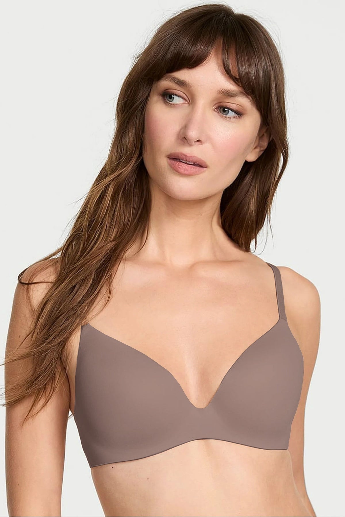 Безшовний комплект 129183265 brown Victoria`s Secret бюстгальтер