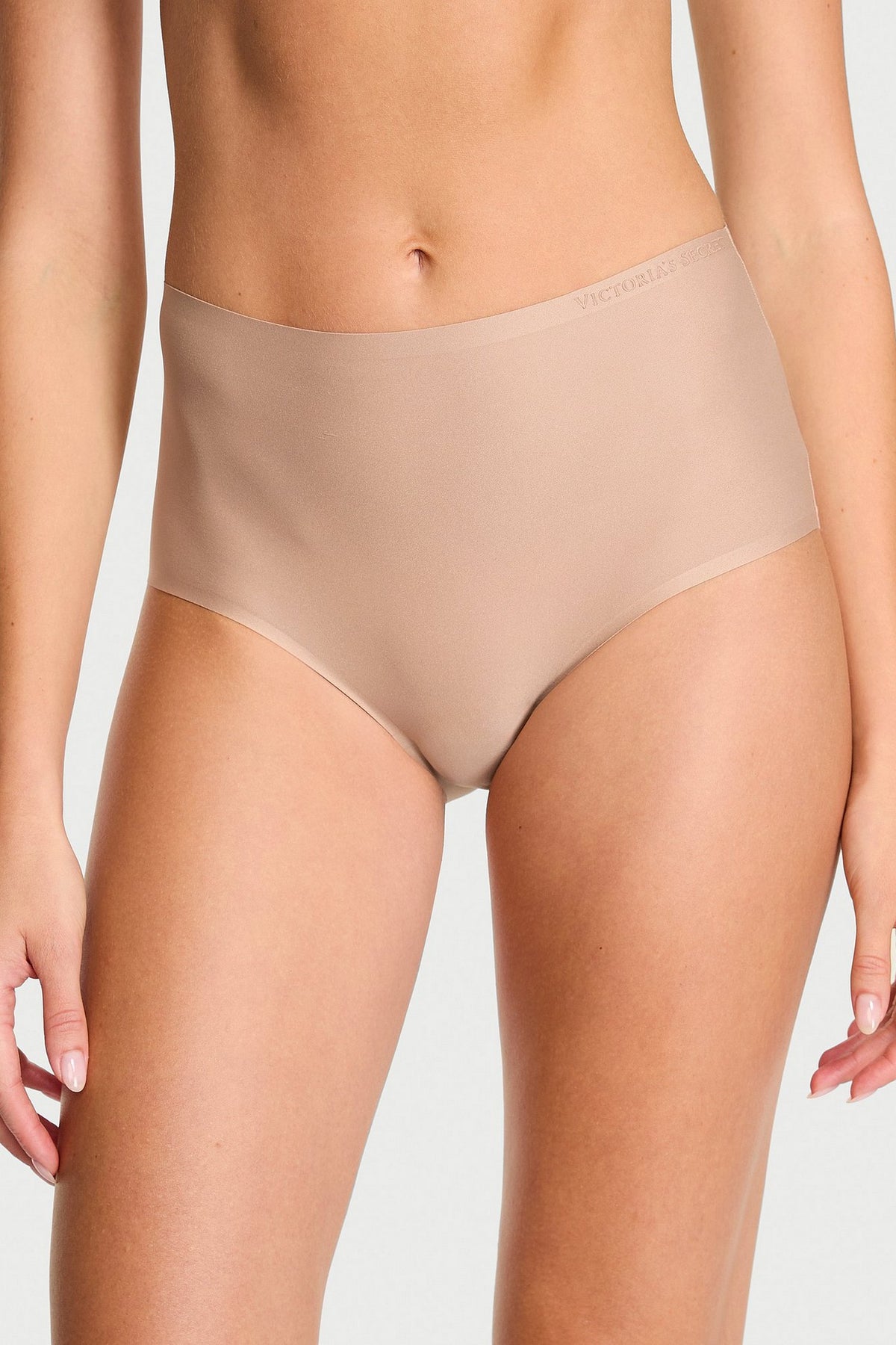 Безшовний бюстгальтер пуш-ап 142411162 beige Victoria`s Secret трусики