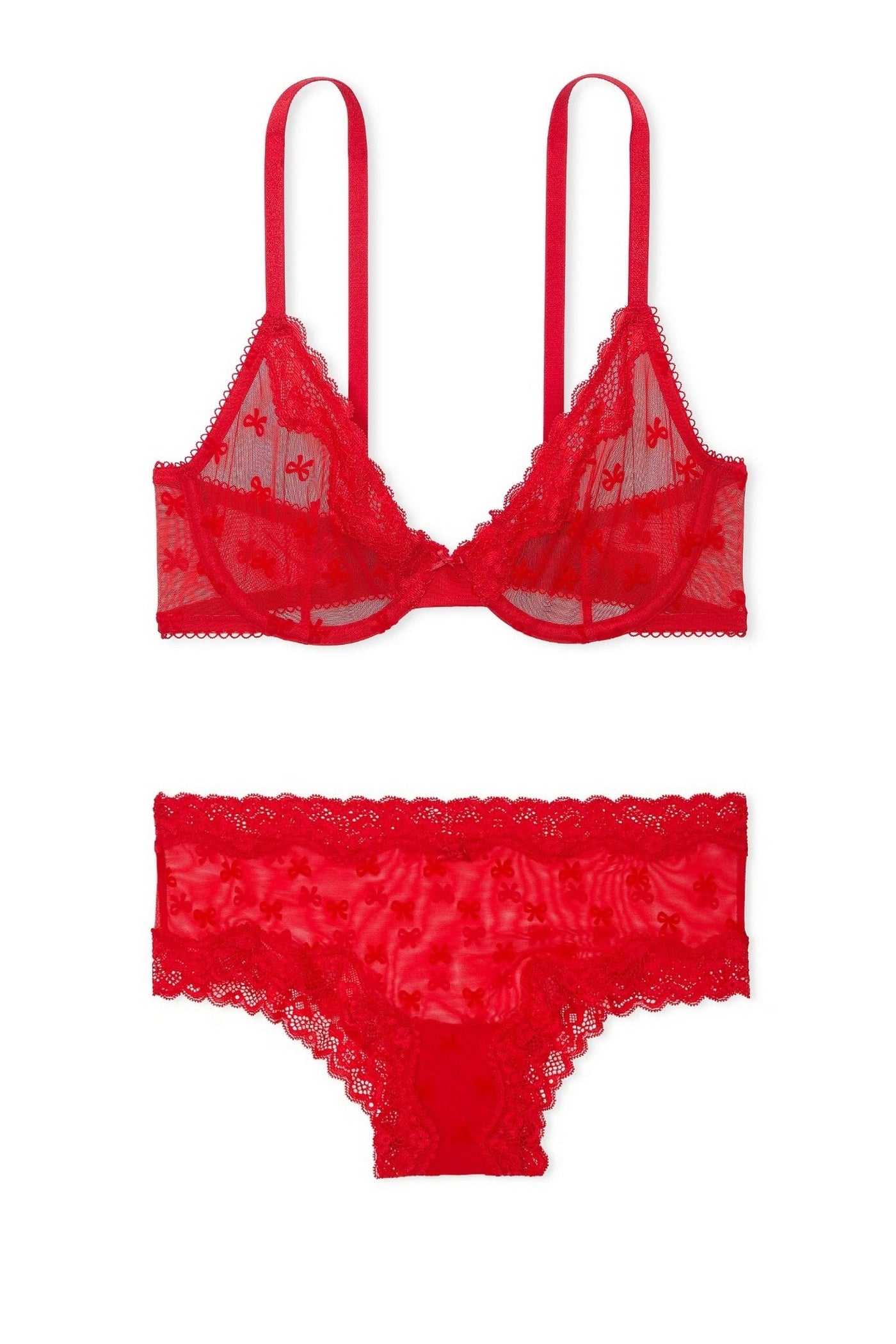 Кружевной комплект 143270707 red