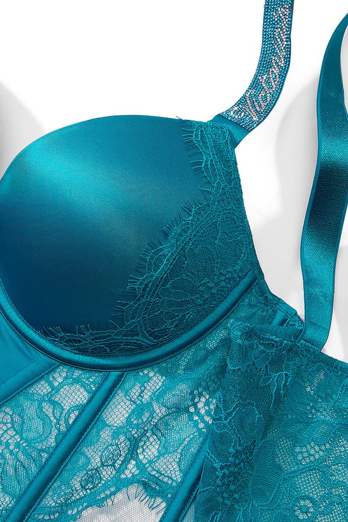 Сатиновый комплект белья со стразами 152823453