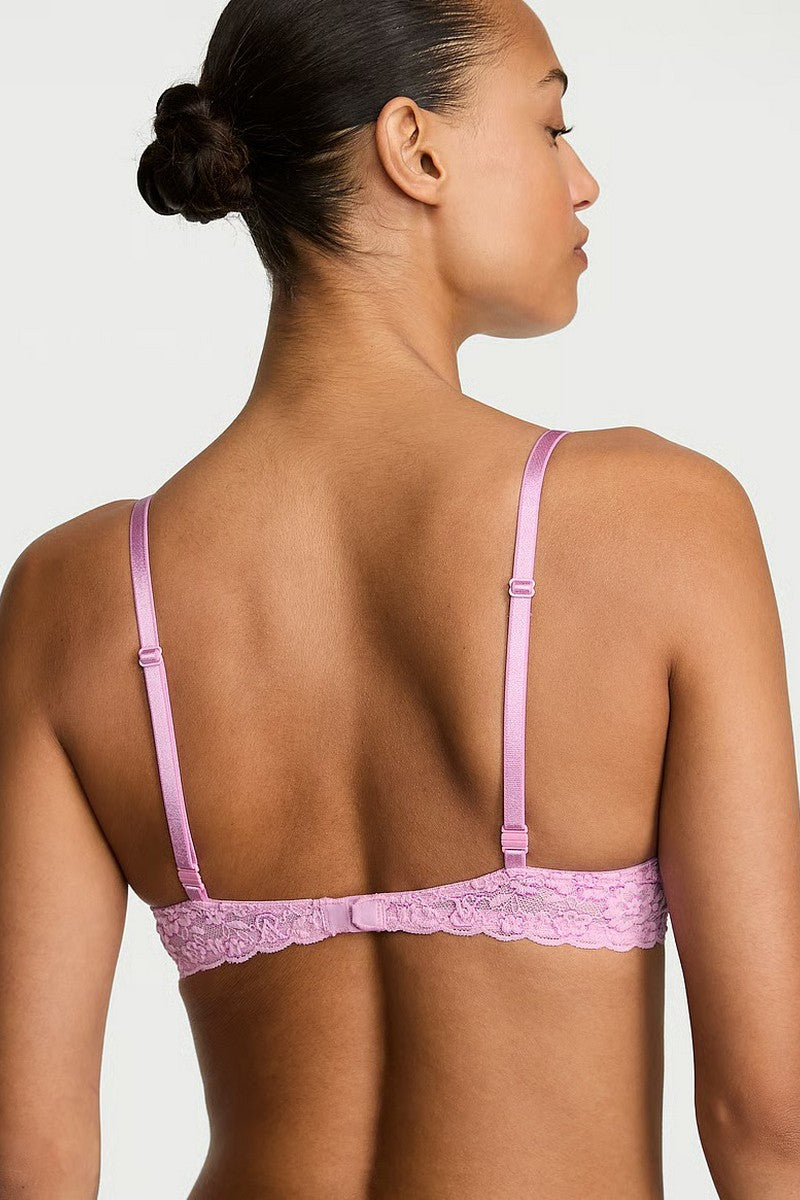 Мереживний комплект пуш-ап 155459185 lilac Victoria`s Secret бюстгальтер