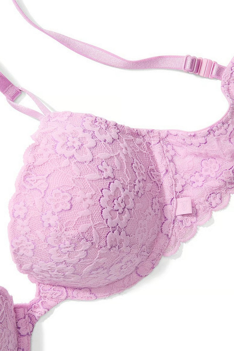 Мереживний комплект пуш-ап 155459185 lilac Victoria`s Secret