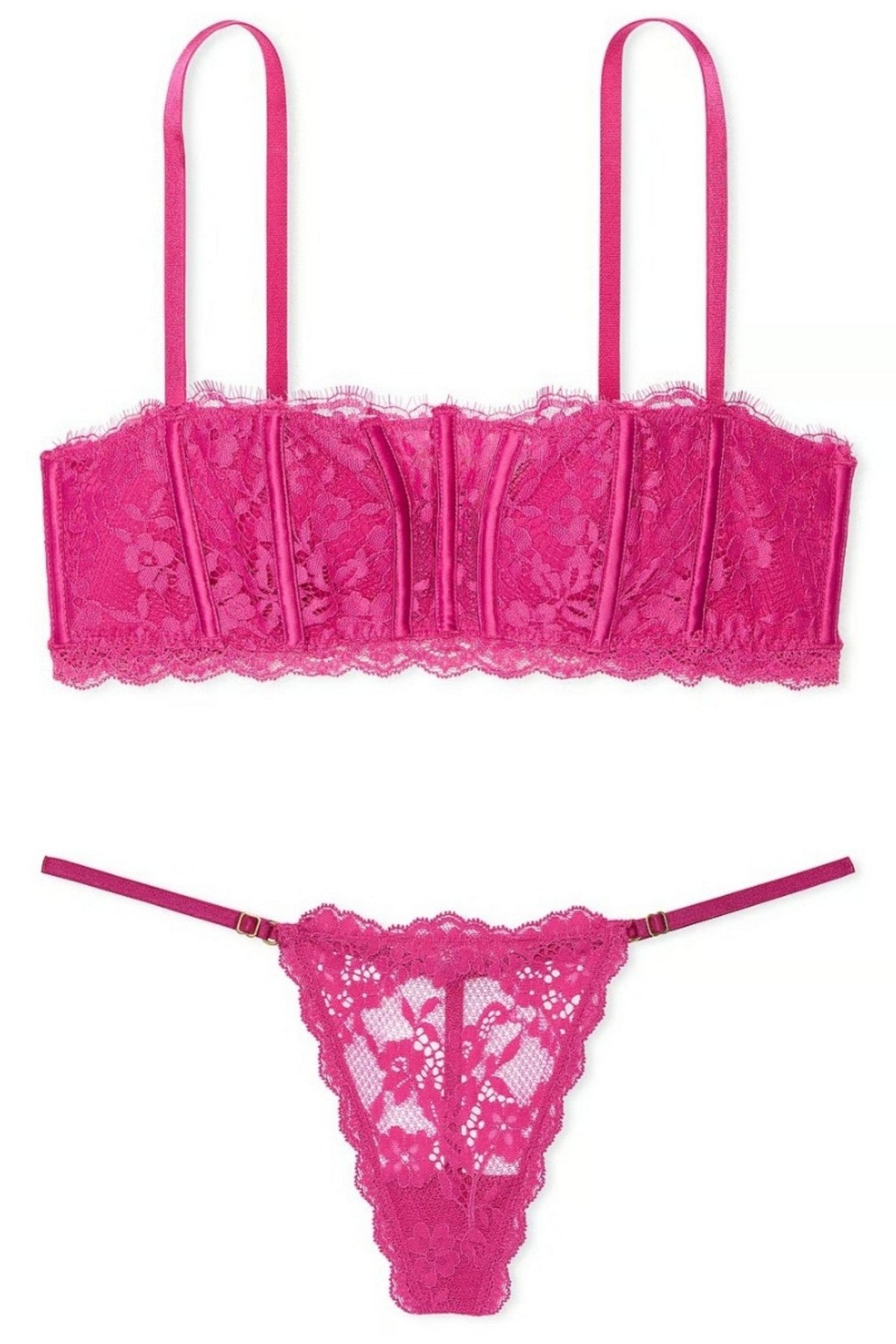 Кружевной комплект 168386904 pink