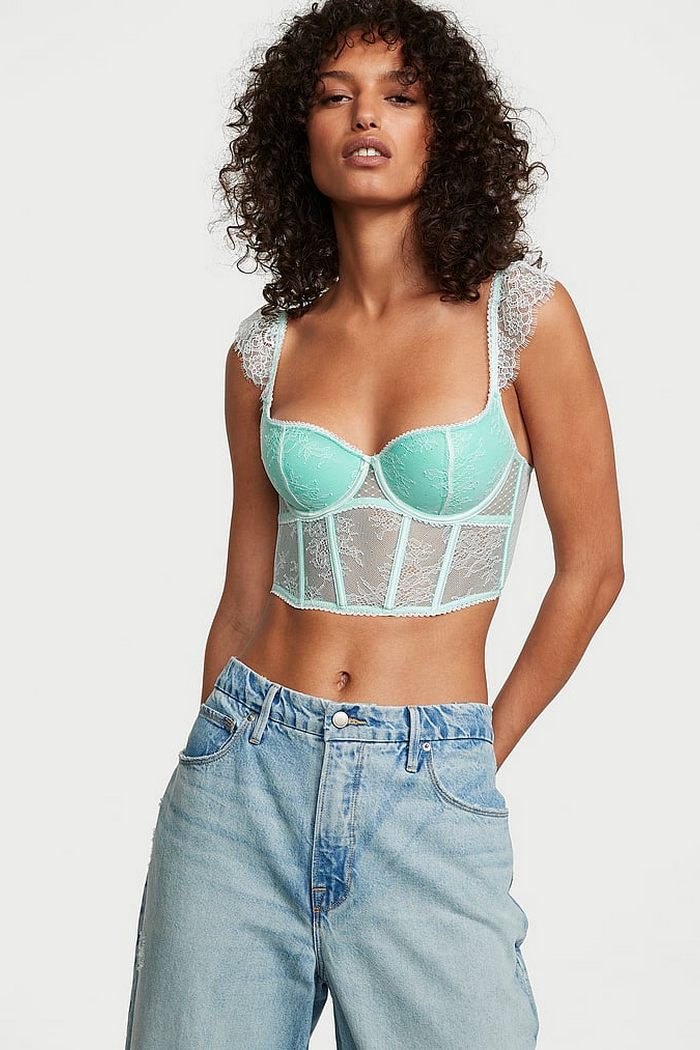 Кружевной комплект белья 173203910 mint