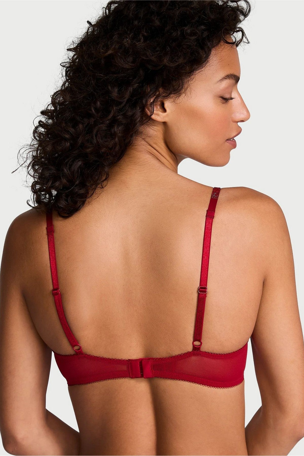 Комплект белья со стразами 185378996 red