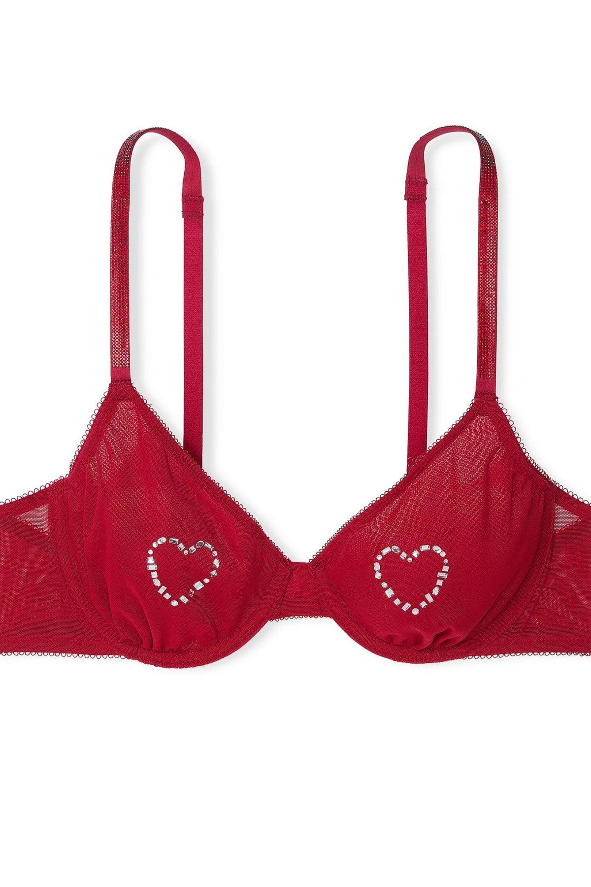 Комплект белья со стразами 185378996 red