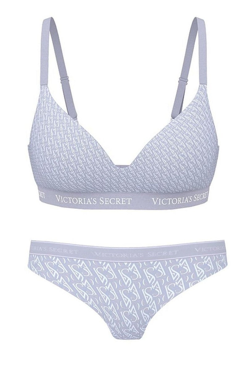 Бавовняний комплект 205929341 lilac Victoria`s Secret