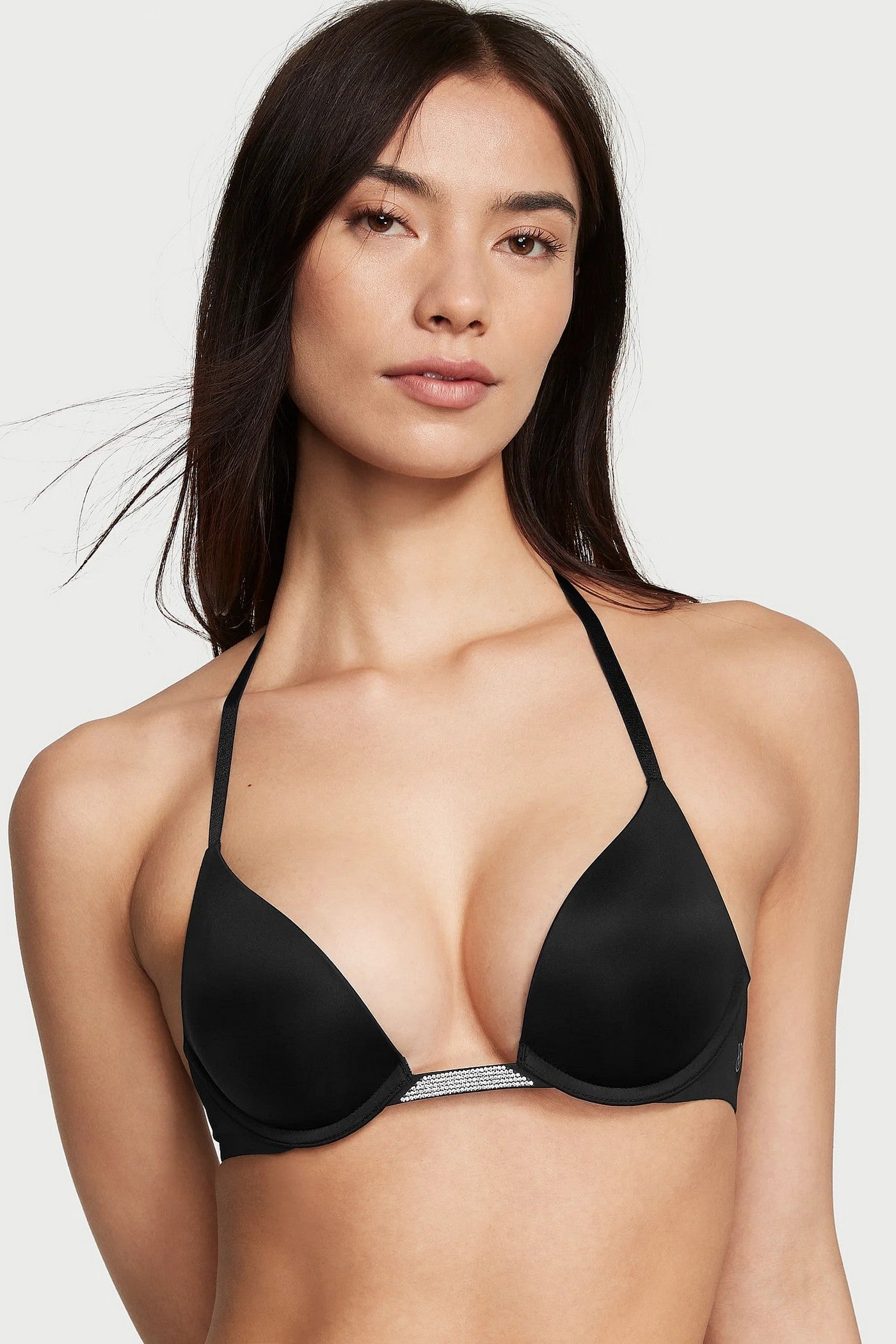 Комплект білизни зі стразами 213974813 black