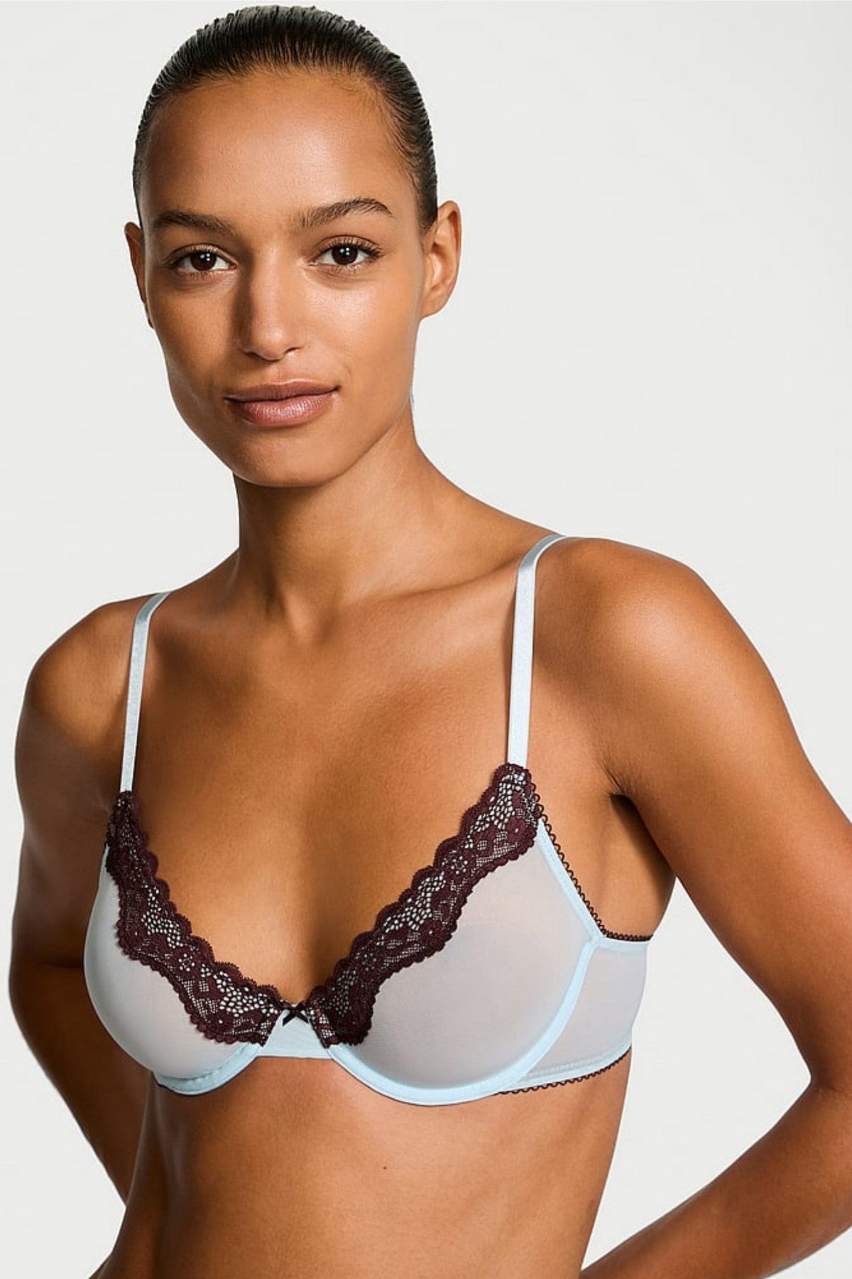 Комплект белья из микросетки 224684870 blue