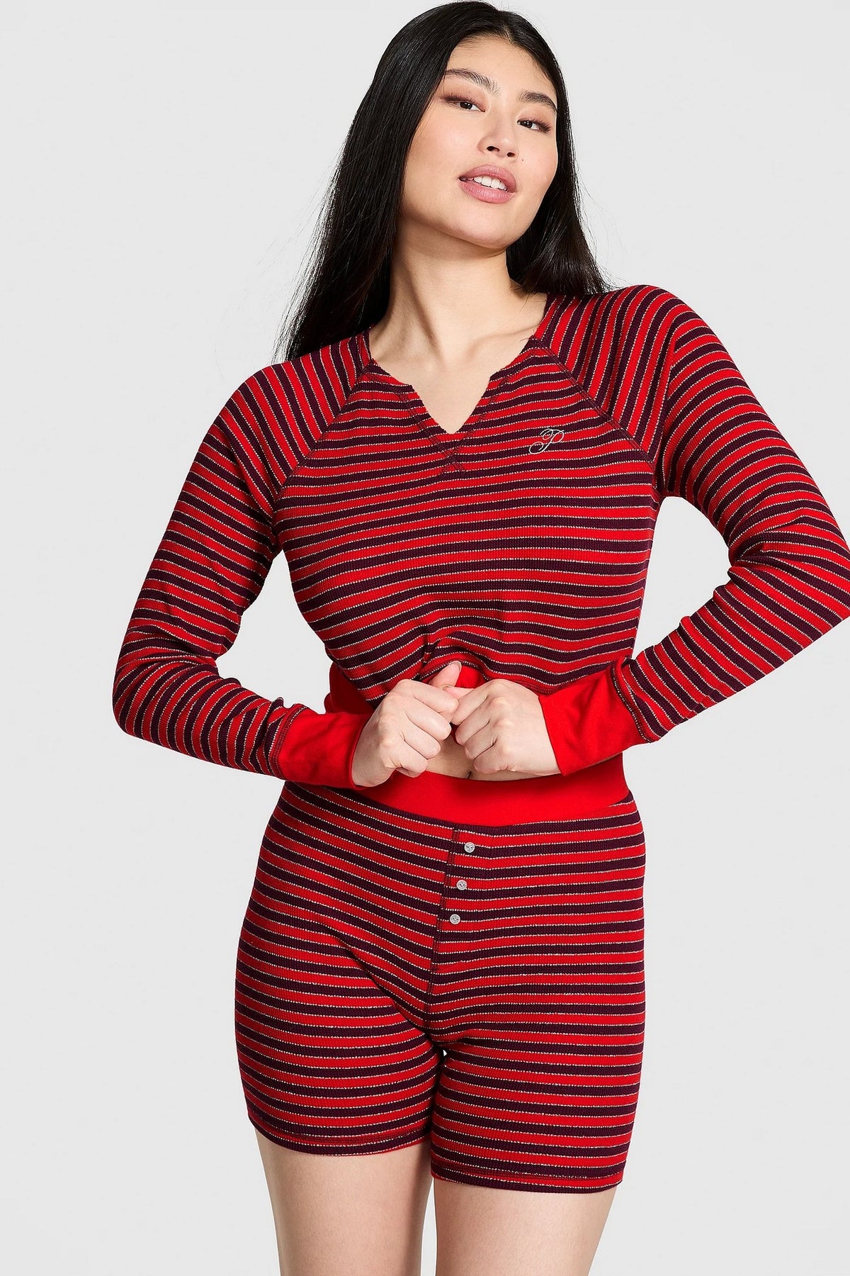 Домашній комплект із люрексом 228346747 red Victoria`s Secret