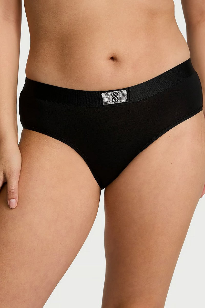 Комплект белья со стразами 233948494 black