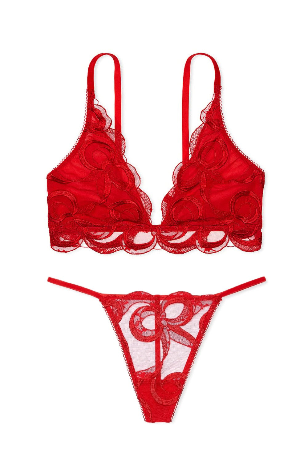 Комплект с вышивкой 263518102 red