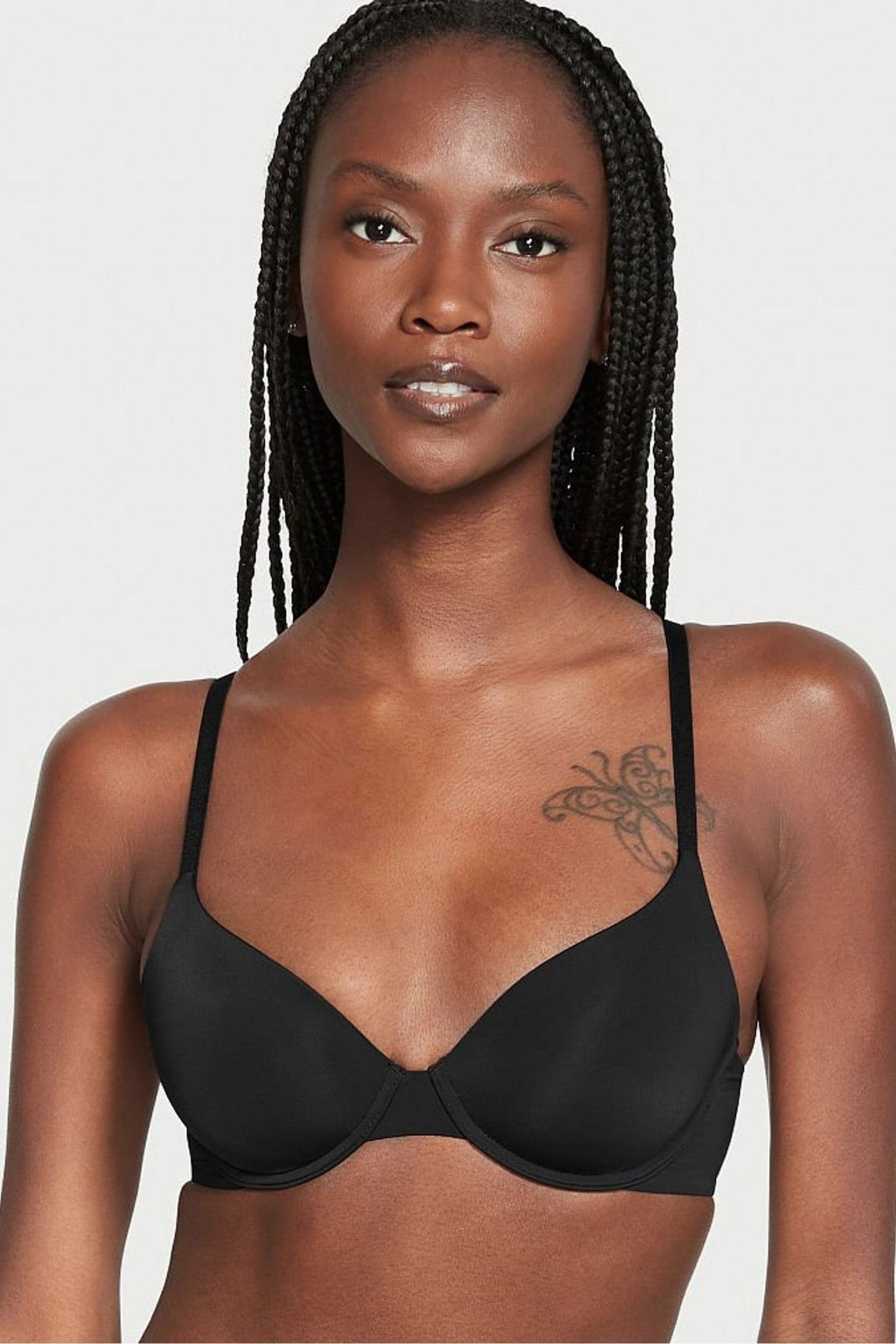 Гладкий комплект 280610040 black Victoria`s Secret бюстгальтер