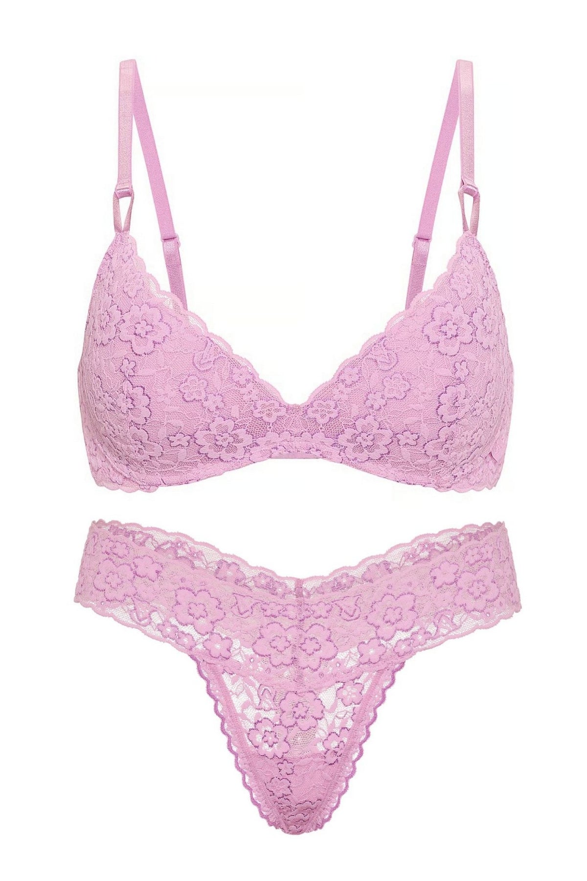Мереживний комплект 359501884 lilac Victoria`s Secret