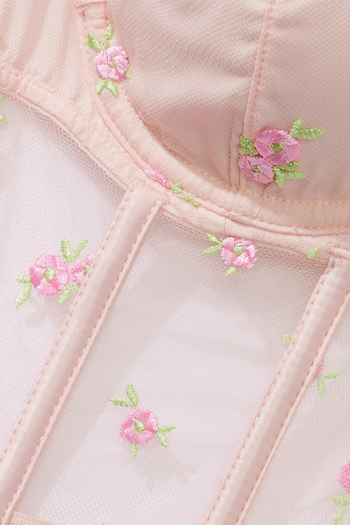 Комплект белья с вышивкой 418120874 rose