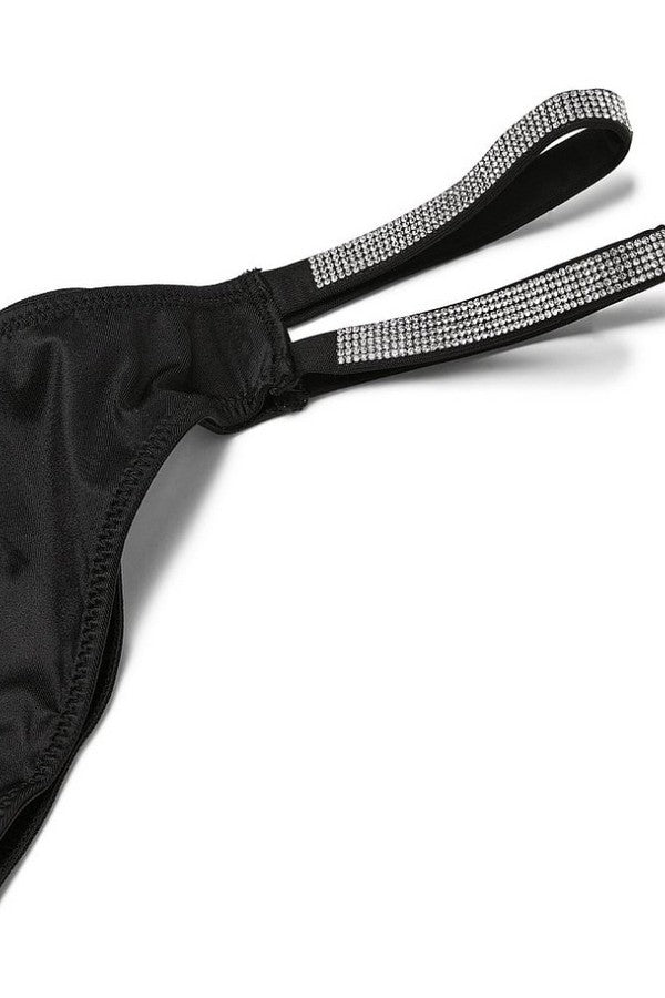 Комплект белья со стразами 450140499 black