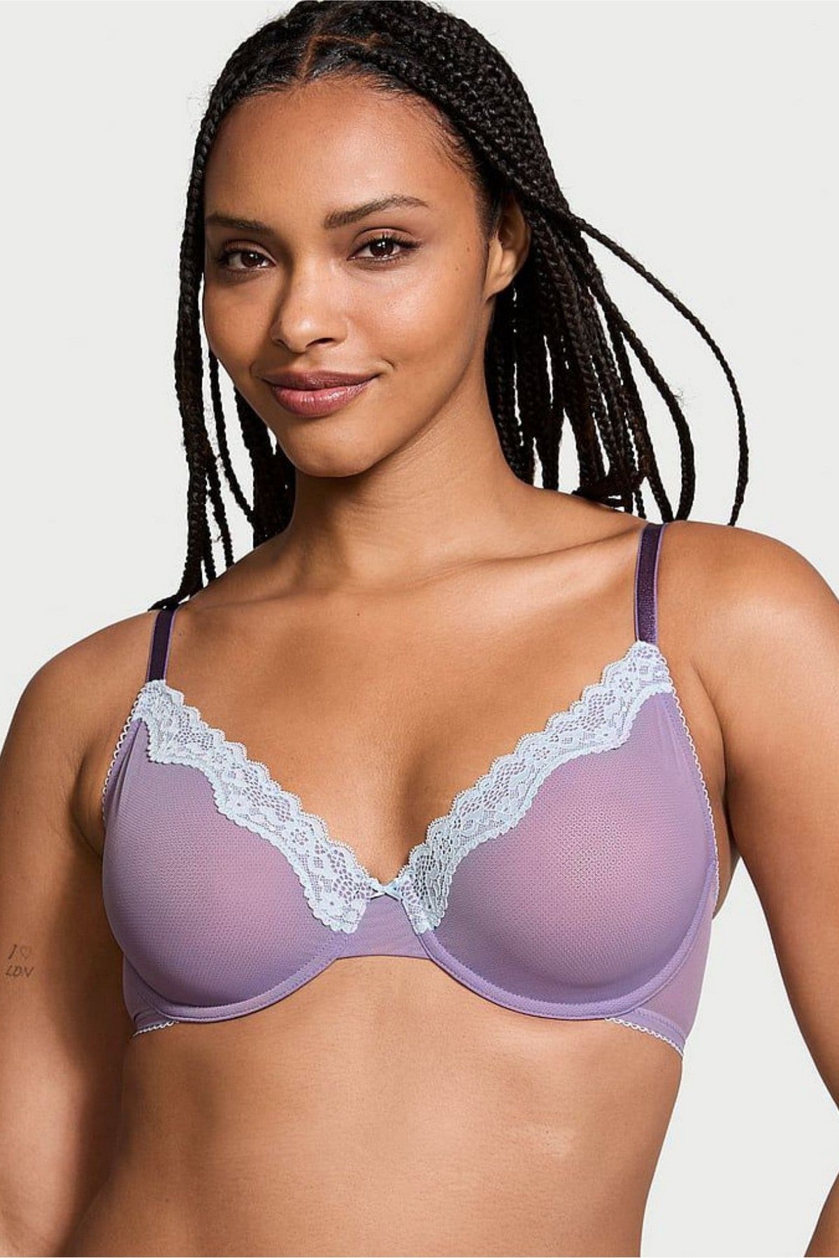 Комплект из микросетки 487989287 lilac