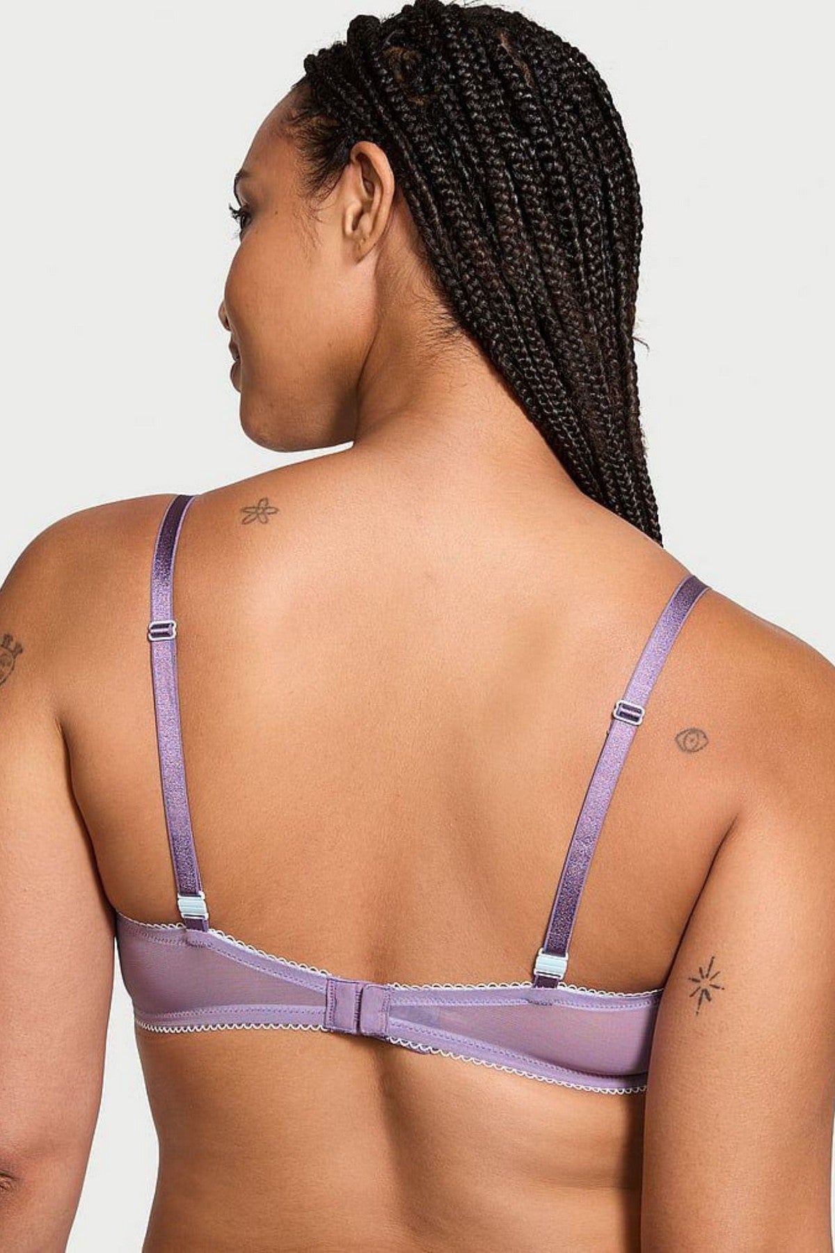 Комплект из микросетки 487989287 lilac