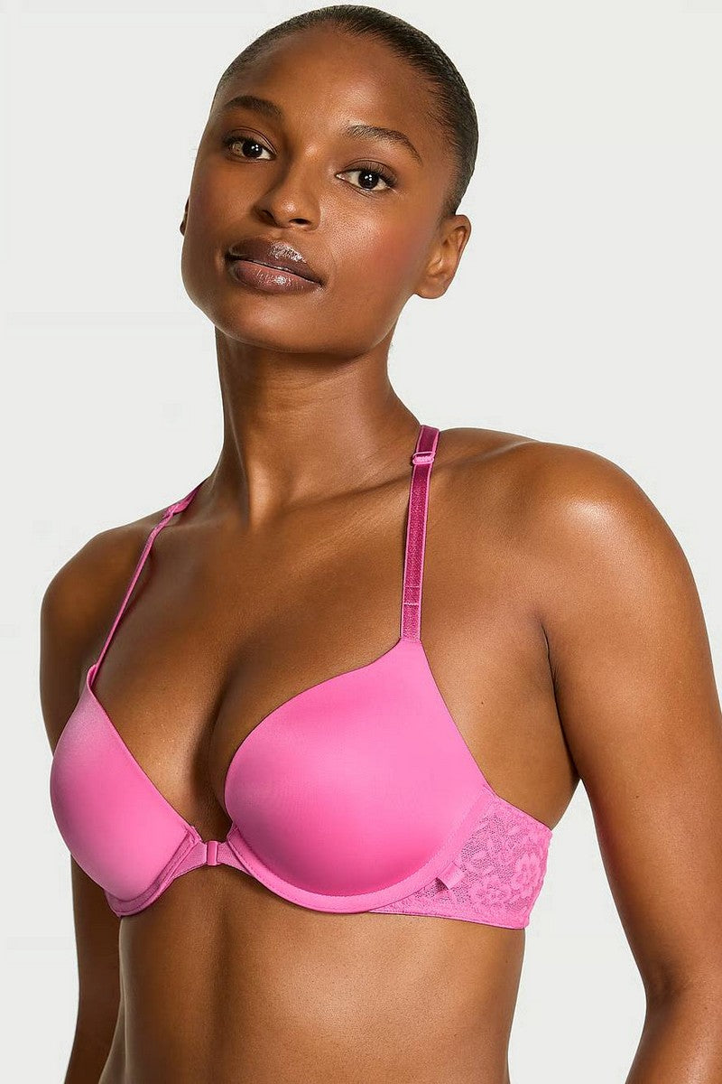 Комплект білизни з мереживом 502636219 pink Victoria`s Secret бюстгальтер