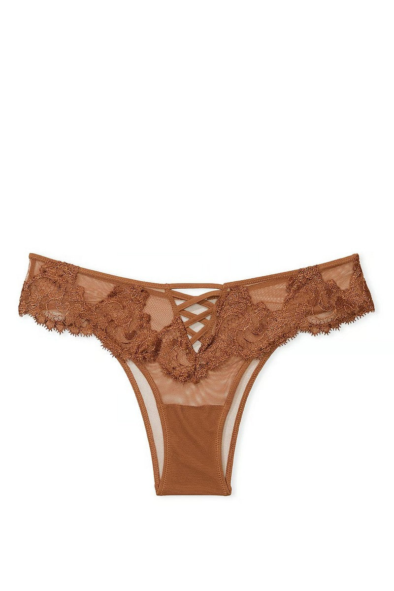 Комплект с кружевной вышивкой 520085742 brown