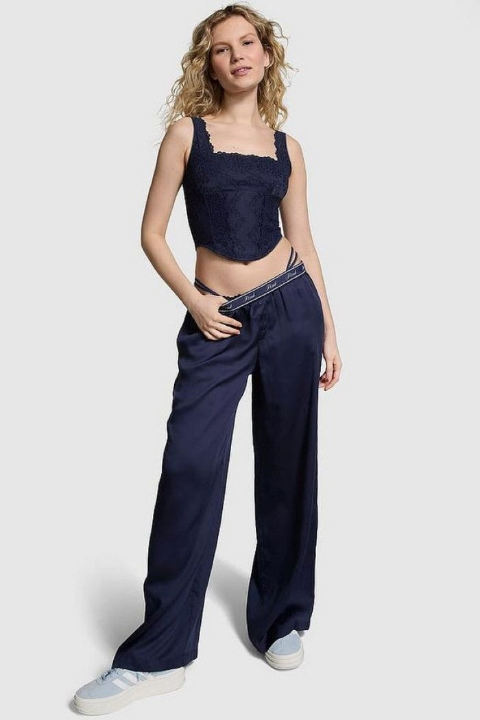 Кружевной комплект с корсетом 549881878 blue