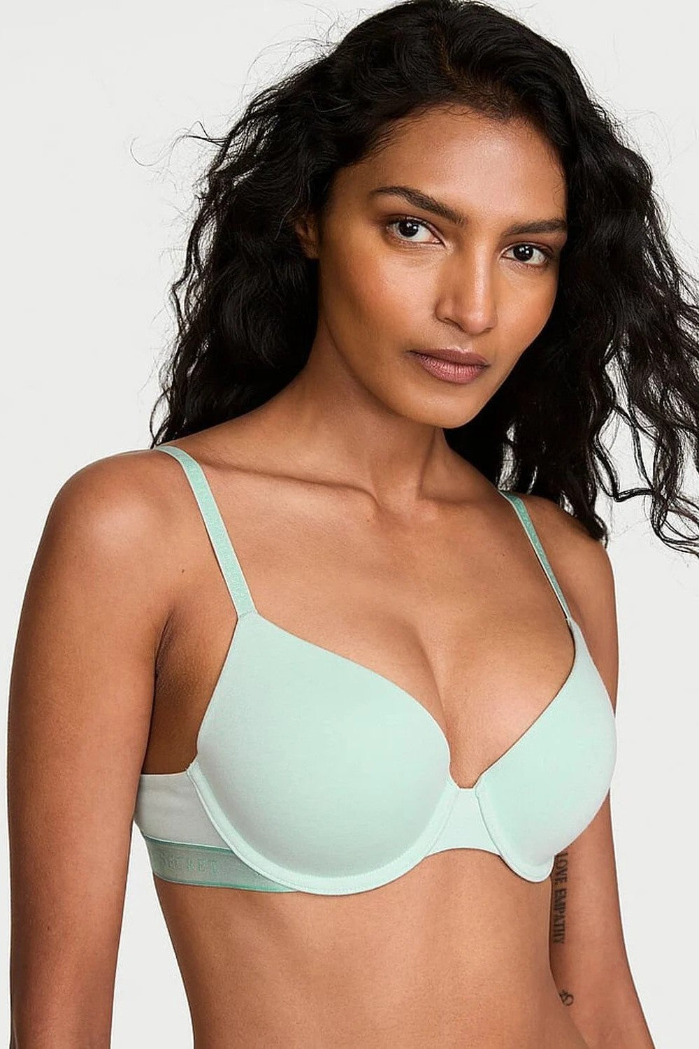 Хлопковий комплект пуш-ап 57741945 azure Victoria`s Secret