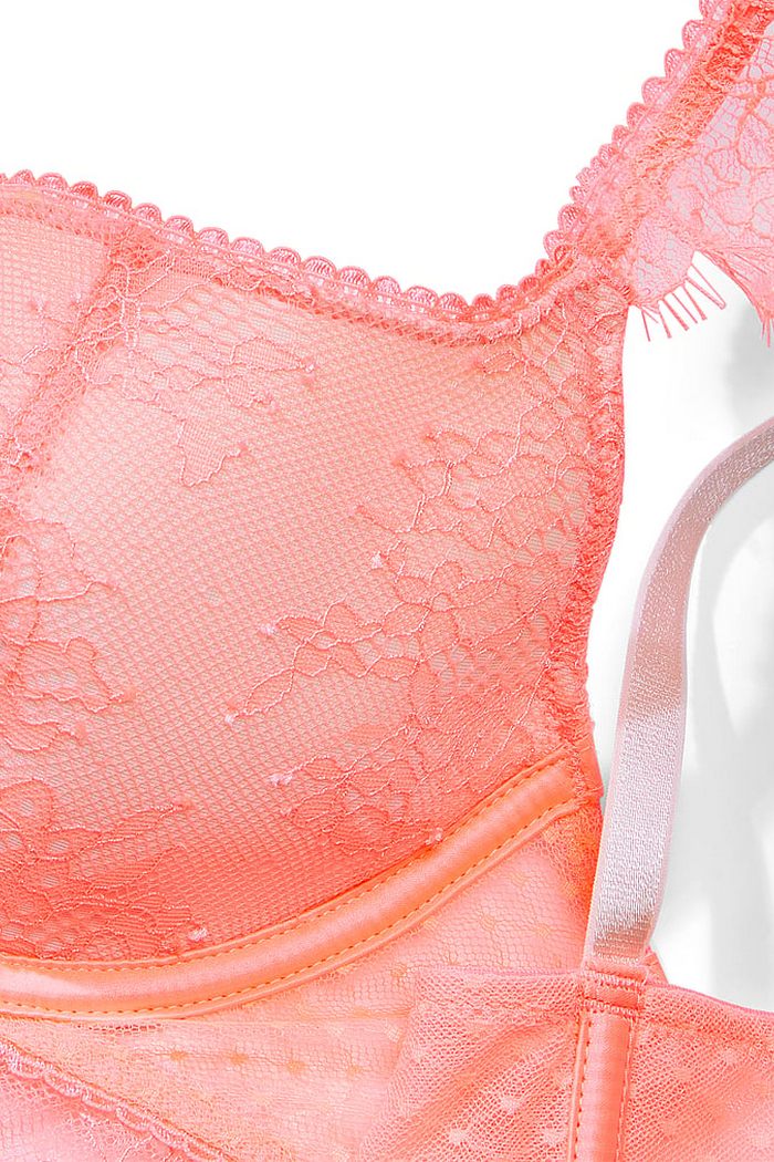Кружевной комплект с корсетом 579475859 orange