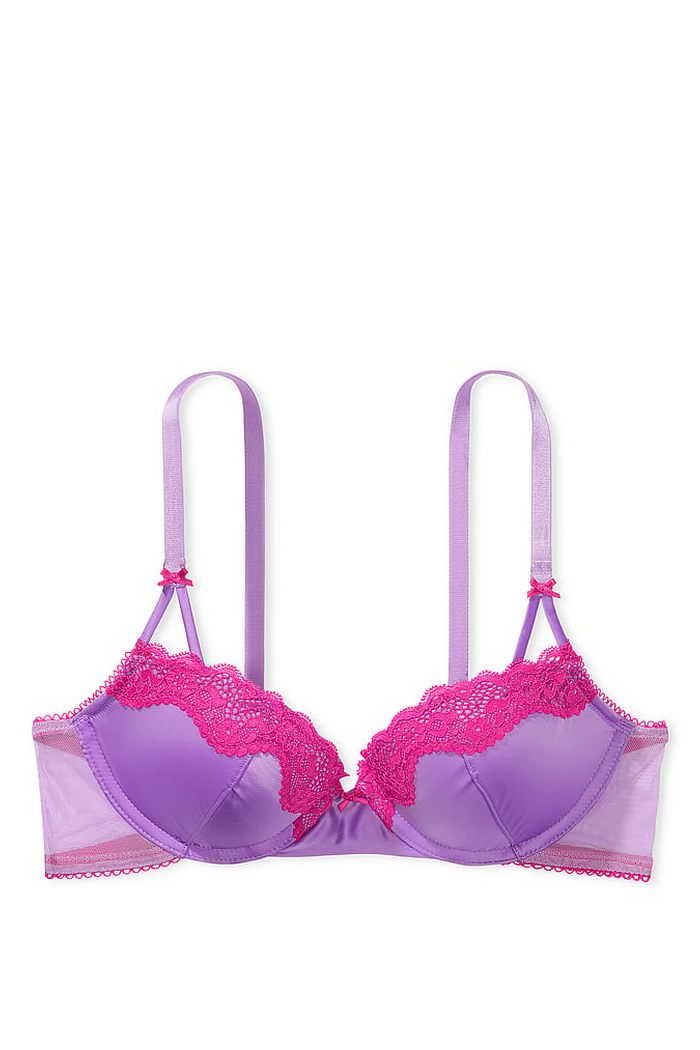 Комплект белья с кружевом 585473594 lilac