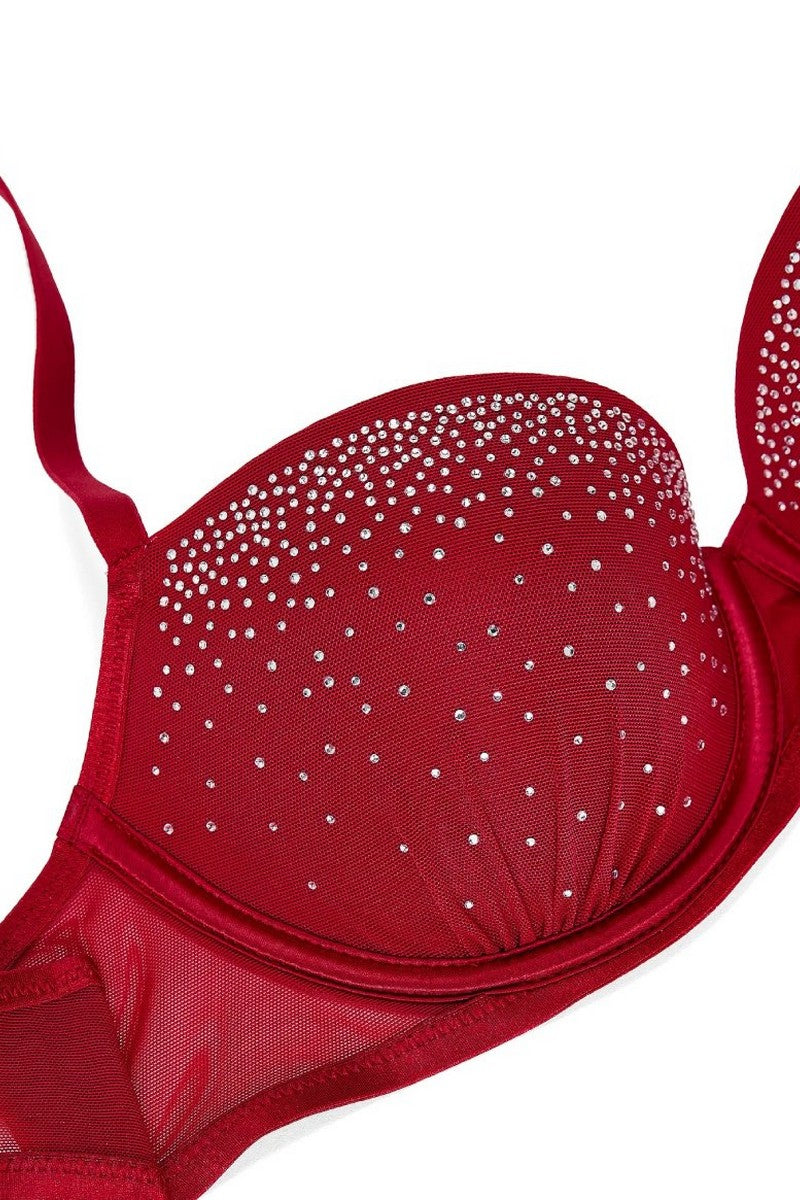 Комплект білизни зі стразами 656994722 red Victoria`s Secret чашки