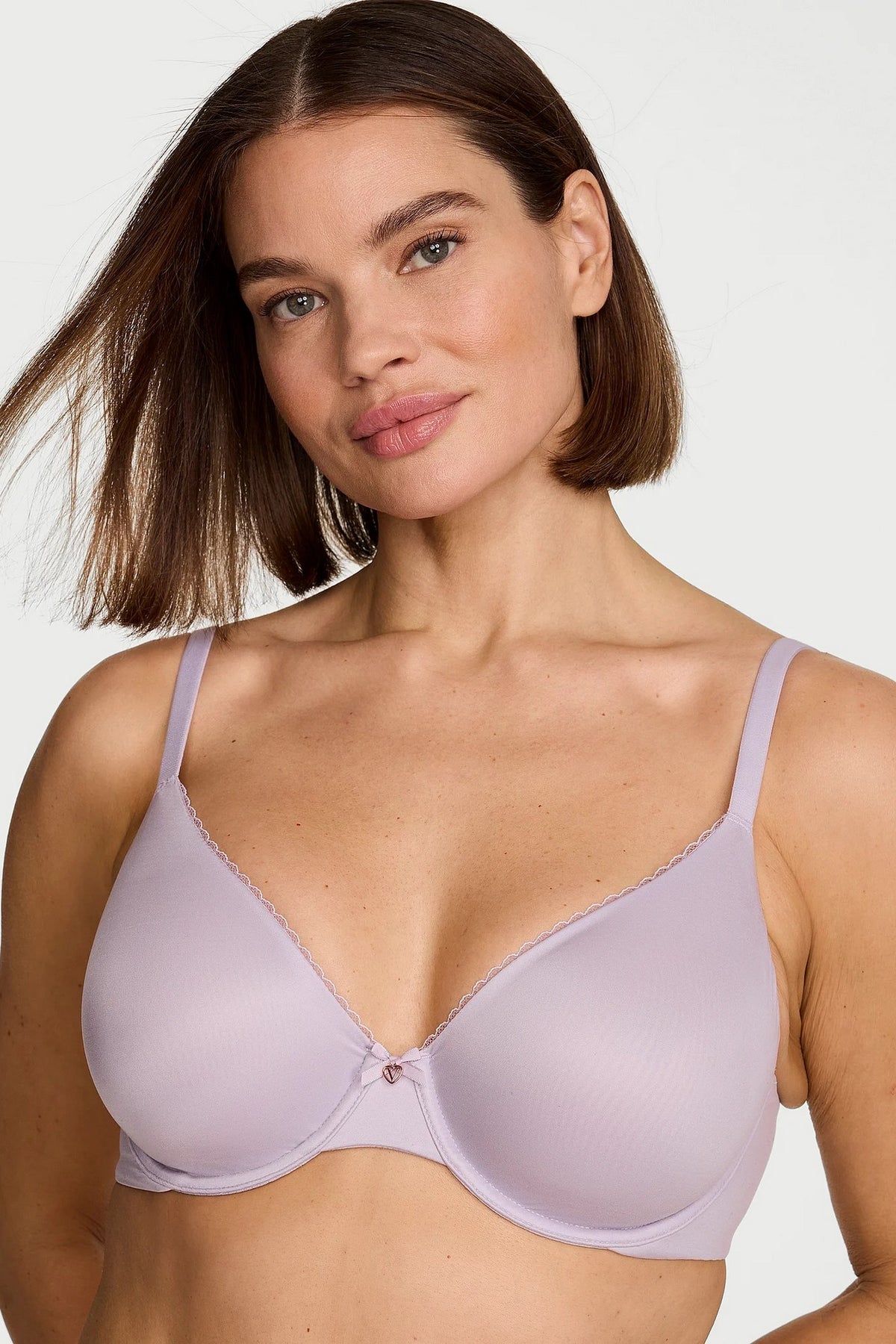 Гладкий комплект 662355041 lilac Victoria`s Secret бюстгальтер