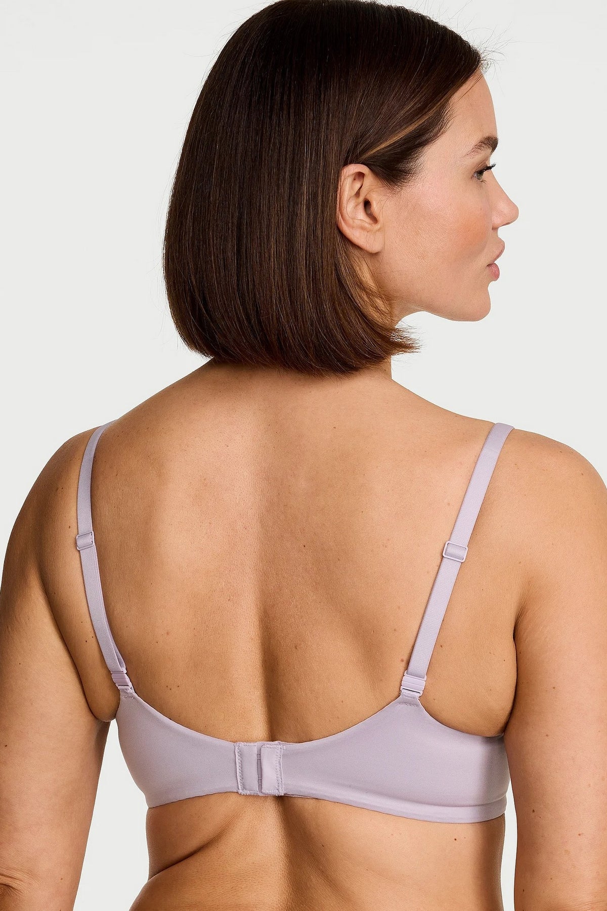 Гладкий комплект 662355041 lilac Victoria`s Secret спинка