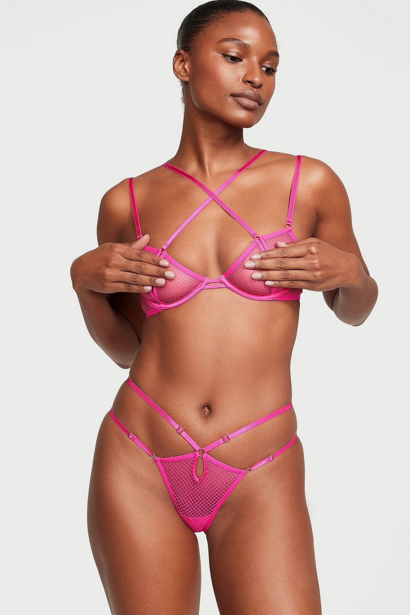 Комплект с разрезами 671818507 pink