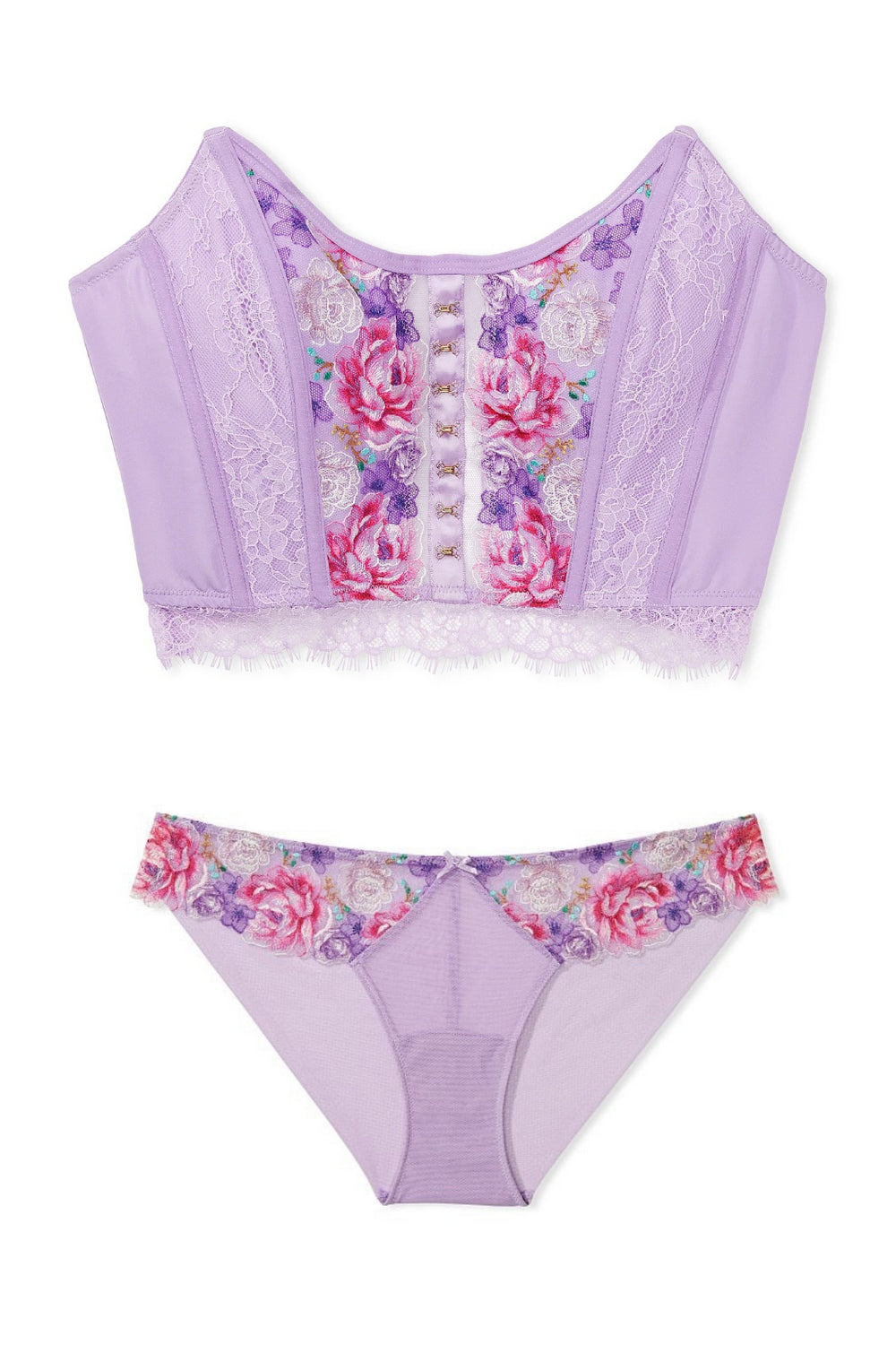 Комплект белья с корсетом 67952186 lilac