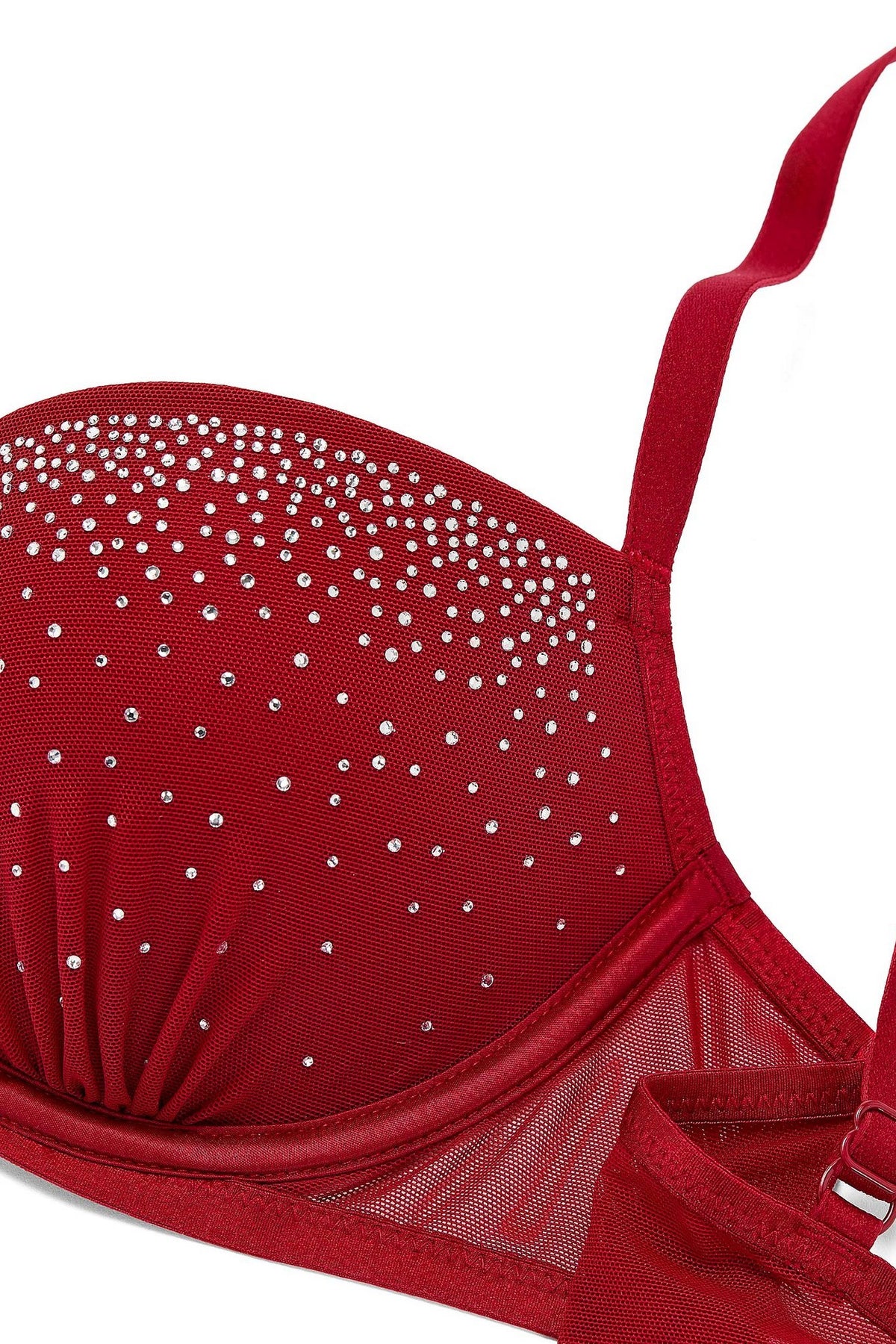 Комплект білизни зі стразами 692080440 red Victoria`s Secret чашки