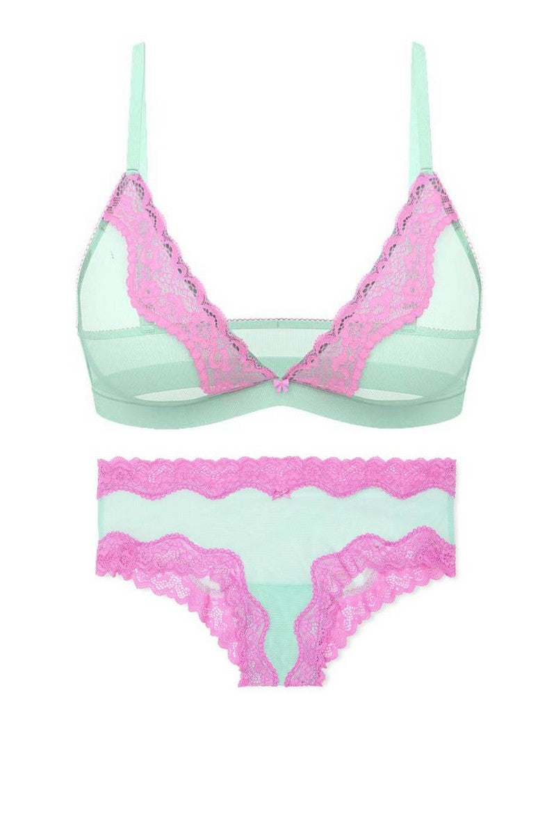 Комплект белья из микросетки 738886919 azure