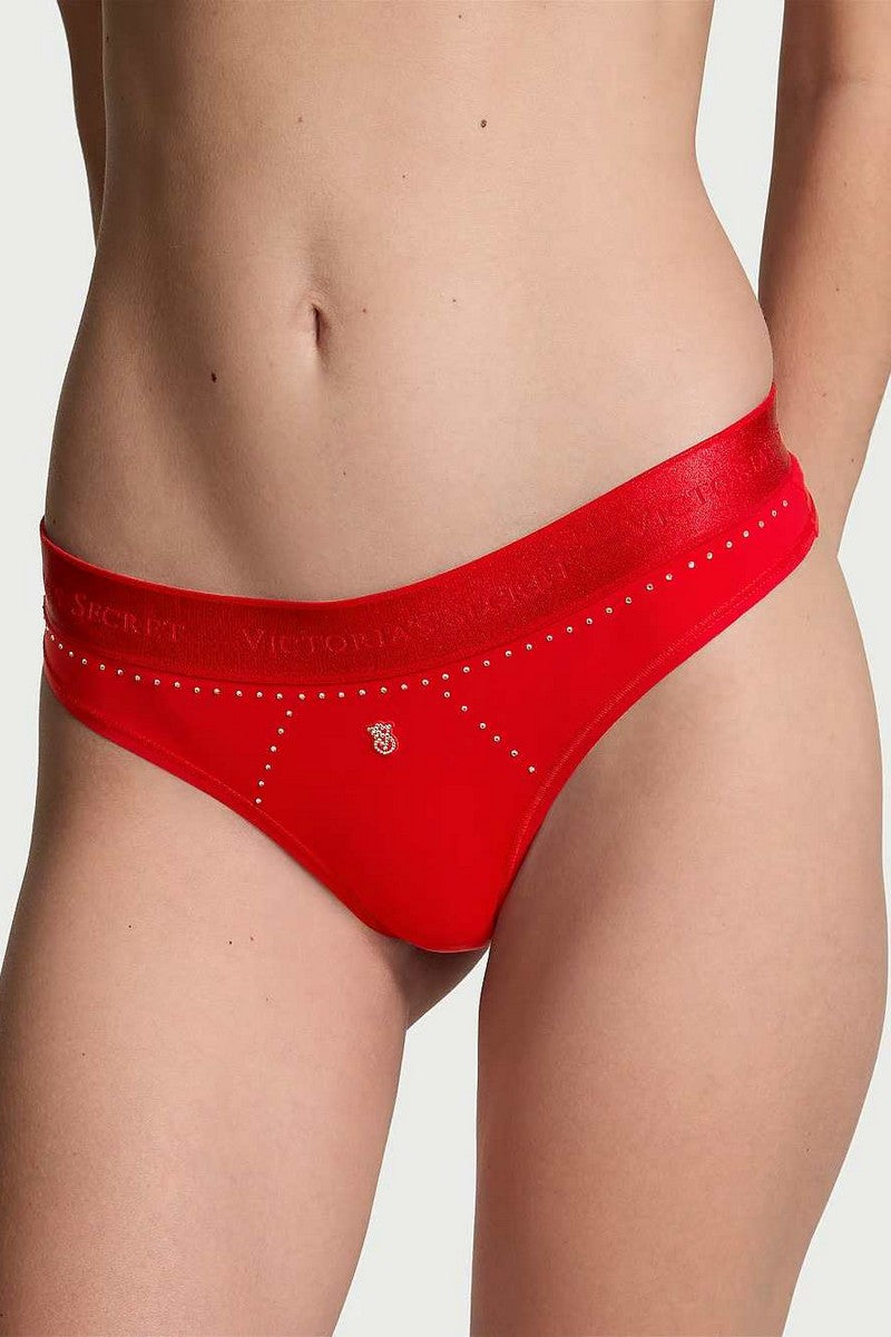 Комплект белья со стразами 74669133 red