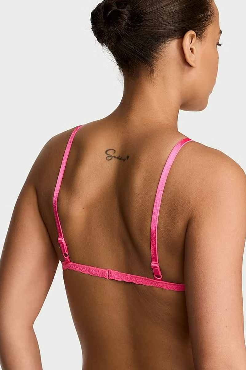 Мереживний комплект білизни 750771586 pink Victoria`s Secret спина