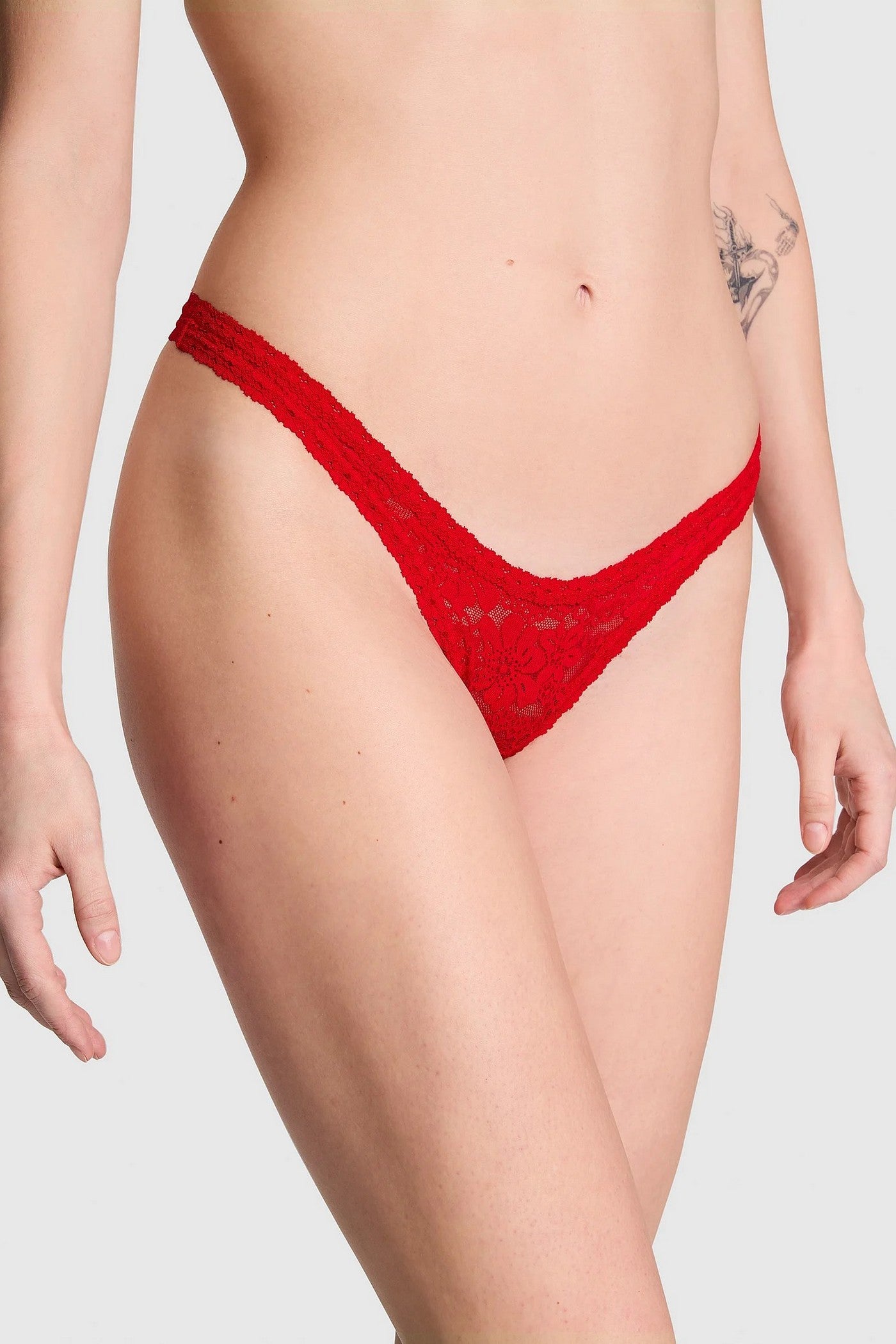 Кружевной комплект с корсетом 809507138 red